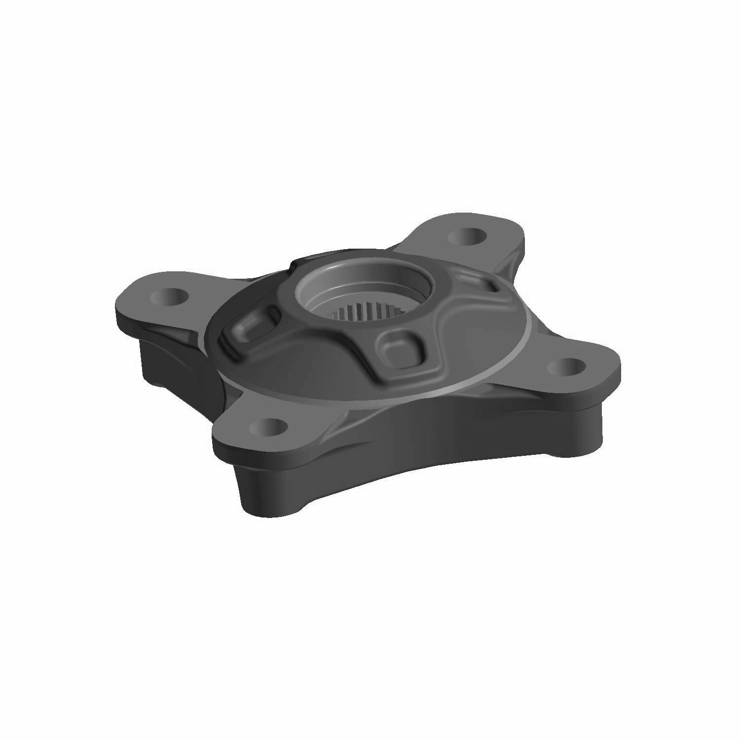 Polaris Wheel Hub, Medium Gloss Black, for RANGER Models - 5142020-067