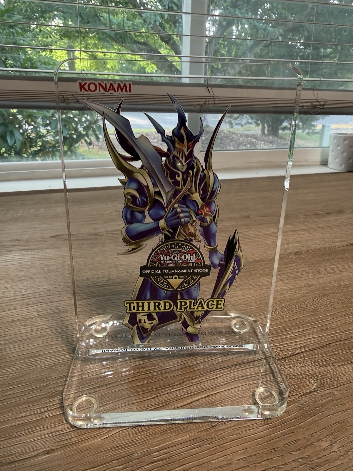 Yu-Gi-Oh OTS Tournament Trophy Prize Third Place Black Luster Soldier