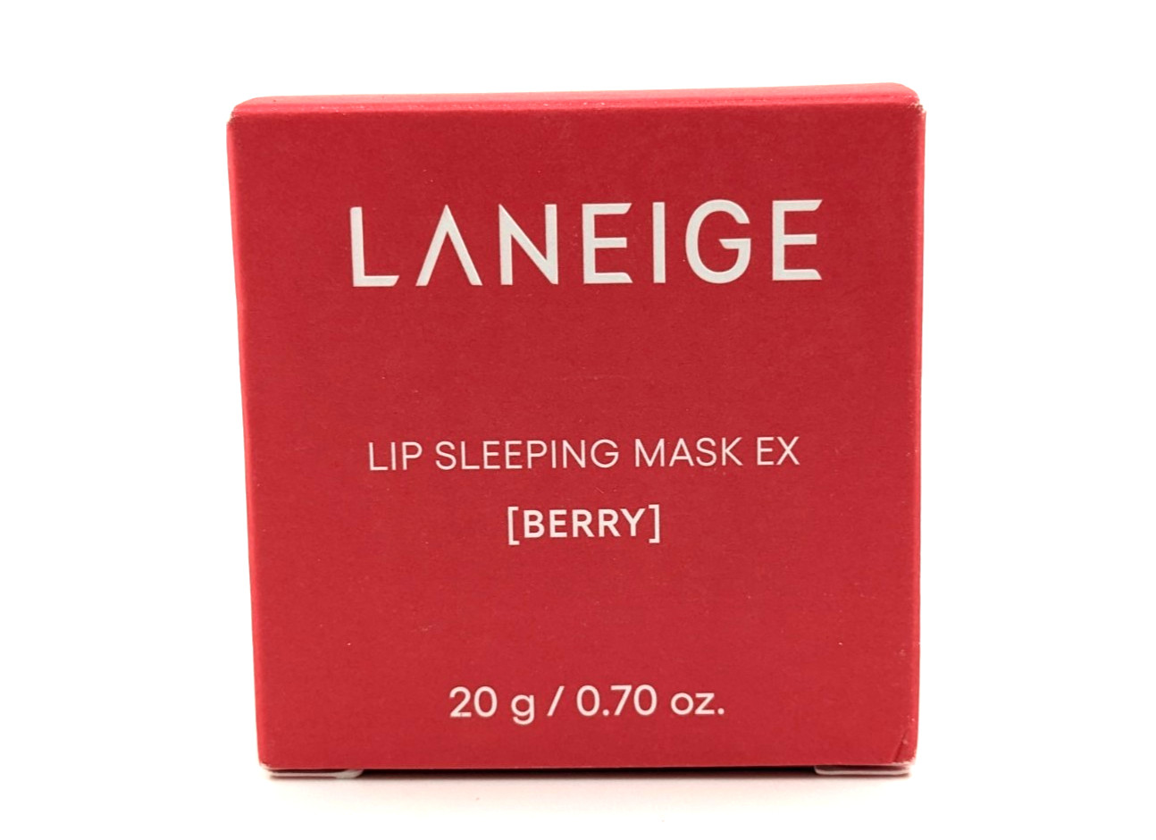 LANEIGE Lip Sleeping Mask EX Berry 20g Full Size Korean K-Beauty Boxed EXP 2028
