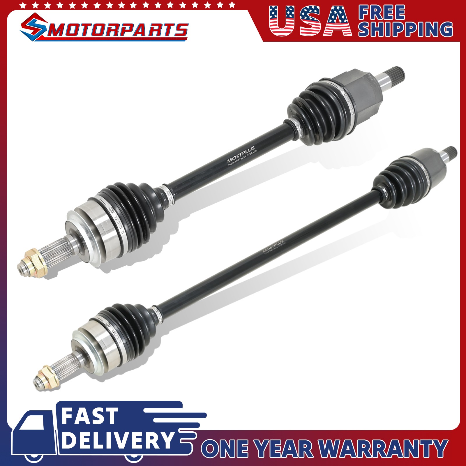 2X Front CV Axle Shafts Assembly For 2006-2015 Honda Civic 1.8L Automatic Trans 2X Front CV Axle Shafts Assembly For 2006-2015 Honda Civic 1.8L Automatic Trans