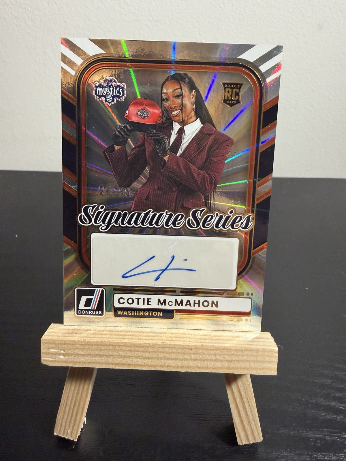 2026 Panini Donruss WNBA SSP Cotie McMahon RC Signature Series Holo Auto /99 2026 Panini Donruss WNBA SSP Cotie McMahon RC Signature Series Holo Auto /99