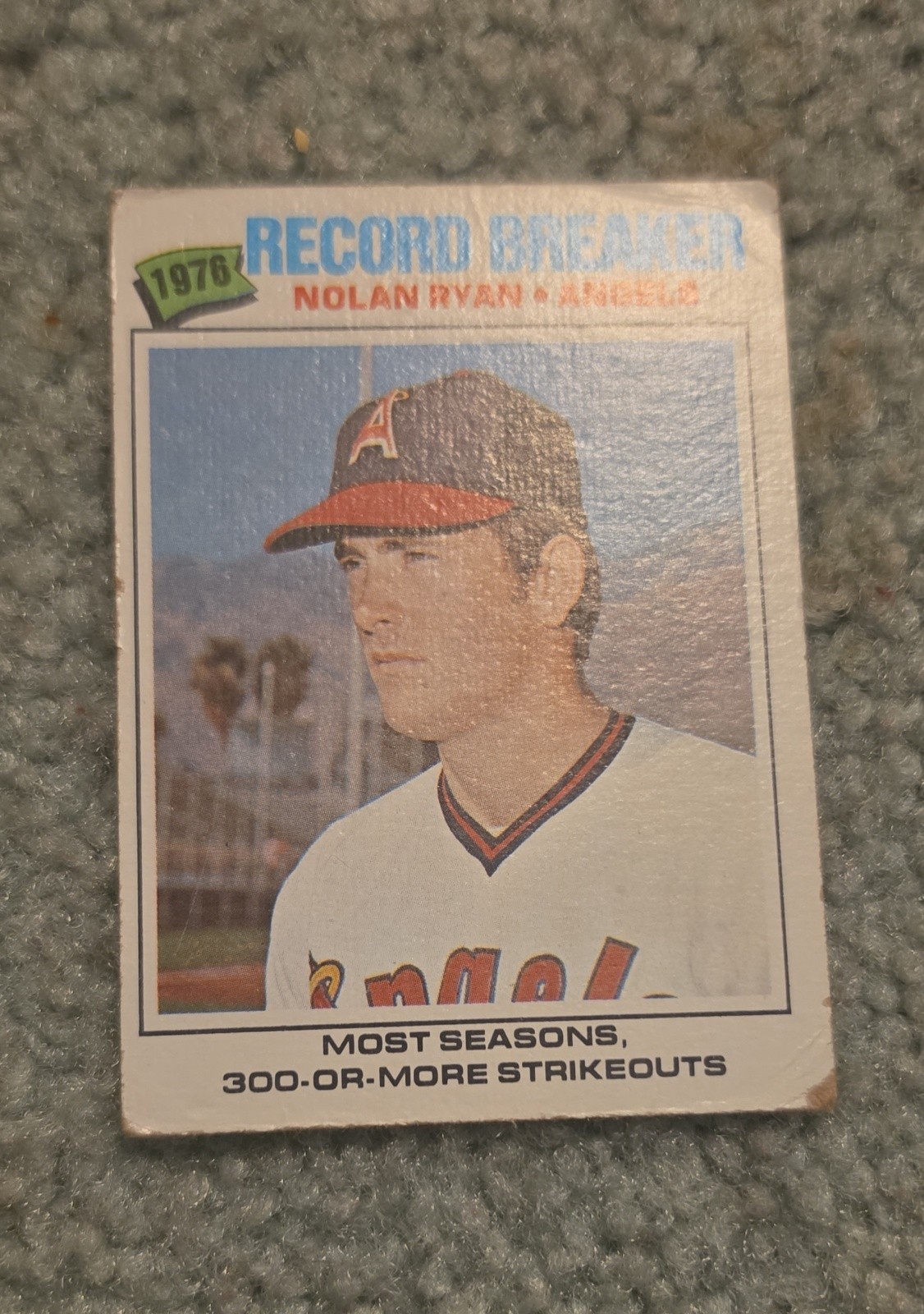 1977 Topps - Record Breaker Nolan Ryan #234 1977 Topps - Record Breaker Nolan Ryan #234