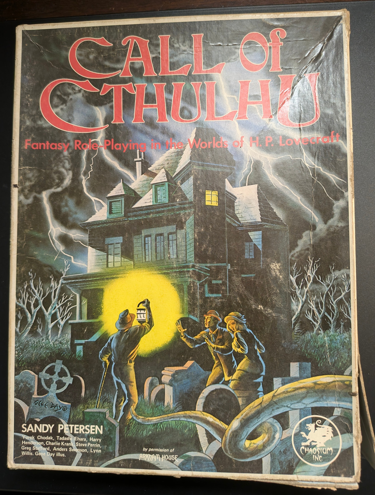Call of Cthulhu - BASIC GAME BOXED -CHAOSIUM FIRST EDITION (1981) -REDUCED