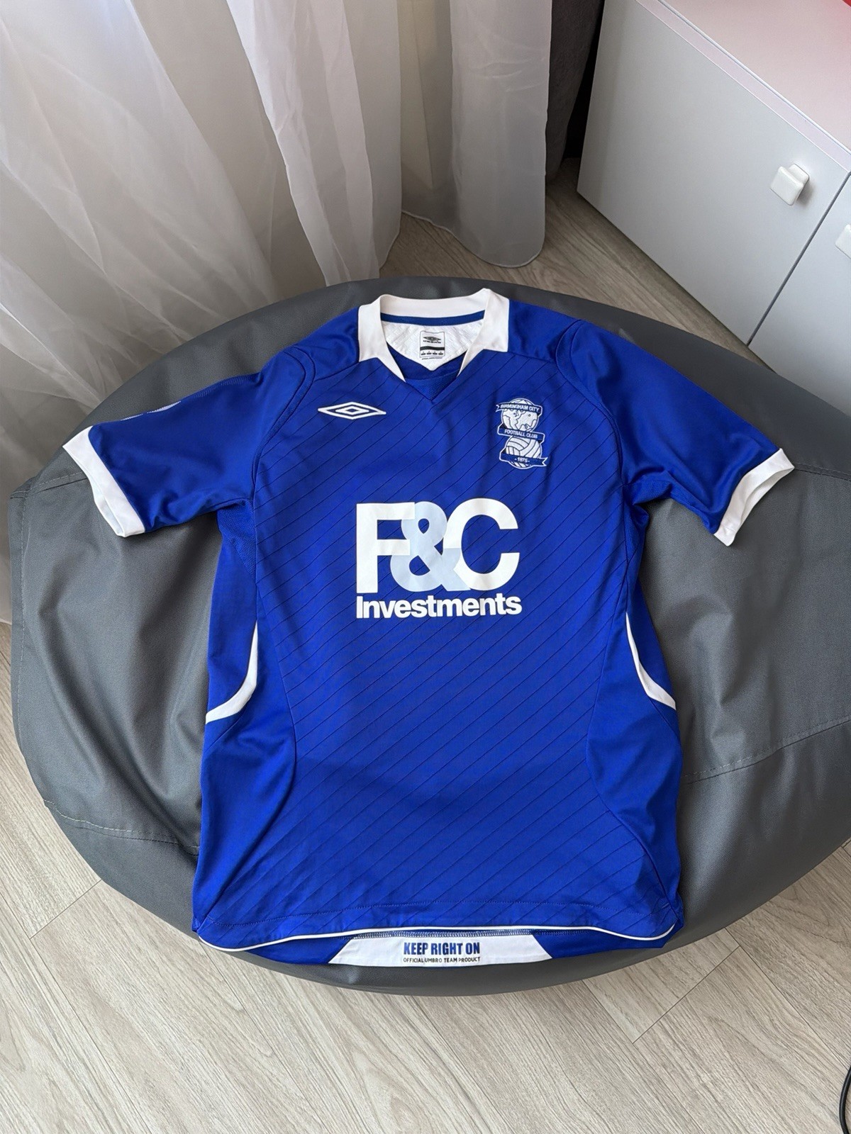 BIRMINGHAM FOOTBALL SHIRT 2008-2009 ORIGINAL UMBRO SIZE S BIRMINGHAM FOOTBALL SHIRT 2008-2009 ORIGINAL UMBRO SIZE S
