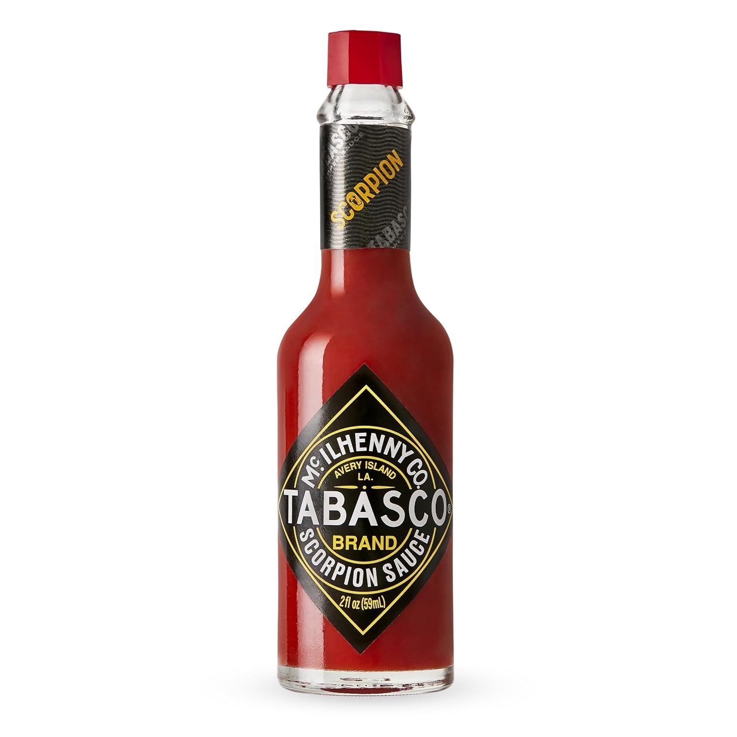 TABASCO Scorpion Sauce – Fiery Hot, Guava & Pineapple, 2 fl oz Bottle