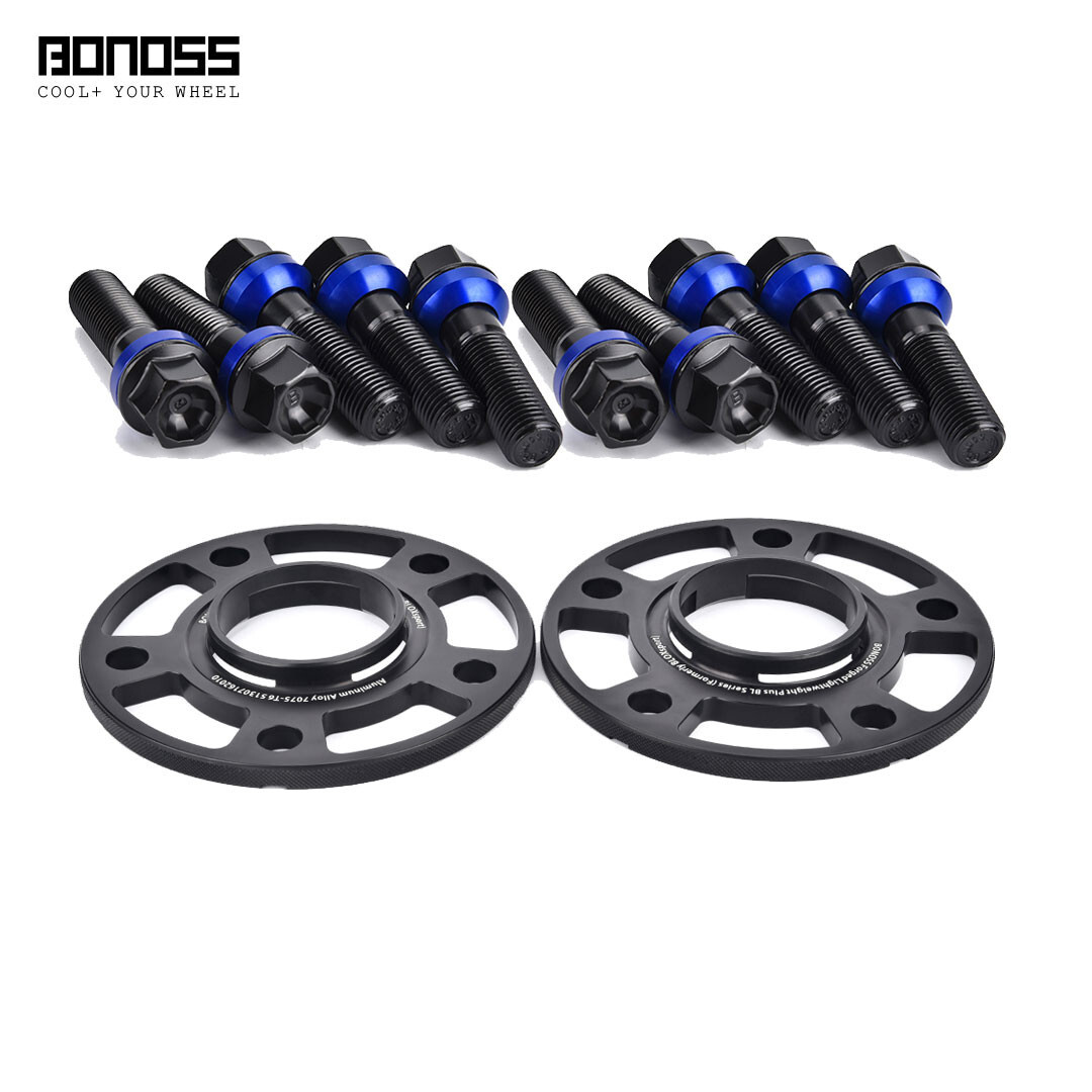 BONOSS 2x 7mm 7075-T6 Wheel Spacers for Porsche 911 Taycan Bentley Continental