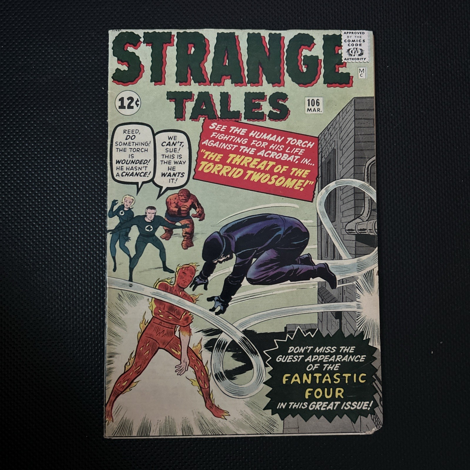 Strange Tales # 106 - 1st Acrobat appear. Marvel Comics 1962 Jack Kirby. FN/VF Strange Tales # 106 - 1st Acrobat appear. Marvel Comics 1962 Jack Kirby. FN/VF