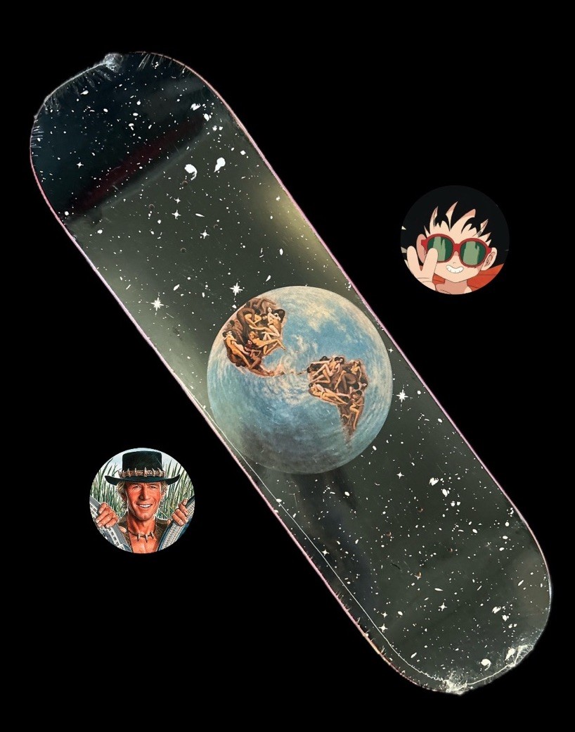 RARE F*cking Awesome Kevin Bradley World F*cking Galaxy Skateboard Deck NEW MINT RARE F*cking Awesome Kevin Bradley World F*cking Galaxy Skateboard Deck NEW MINT