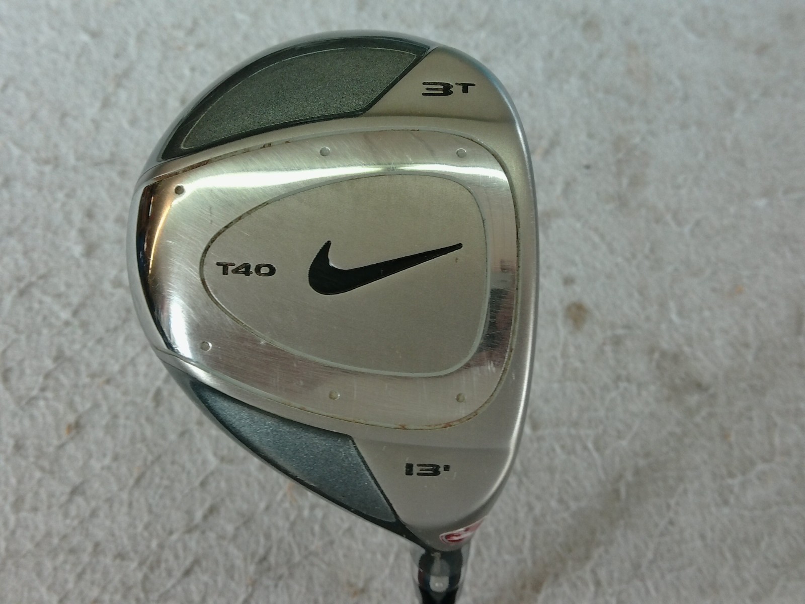 NICE NIKE T40 13* TOUR STRONG 3 WOOD NIKE STIFF GRAPHITE 43.25\ NICE NIKE T40 13* TOUR STRONG 3 WOOD NIKE STIFF GRAPHITE 43.25\