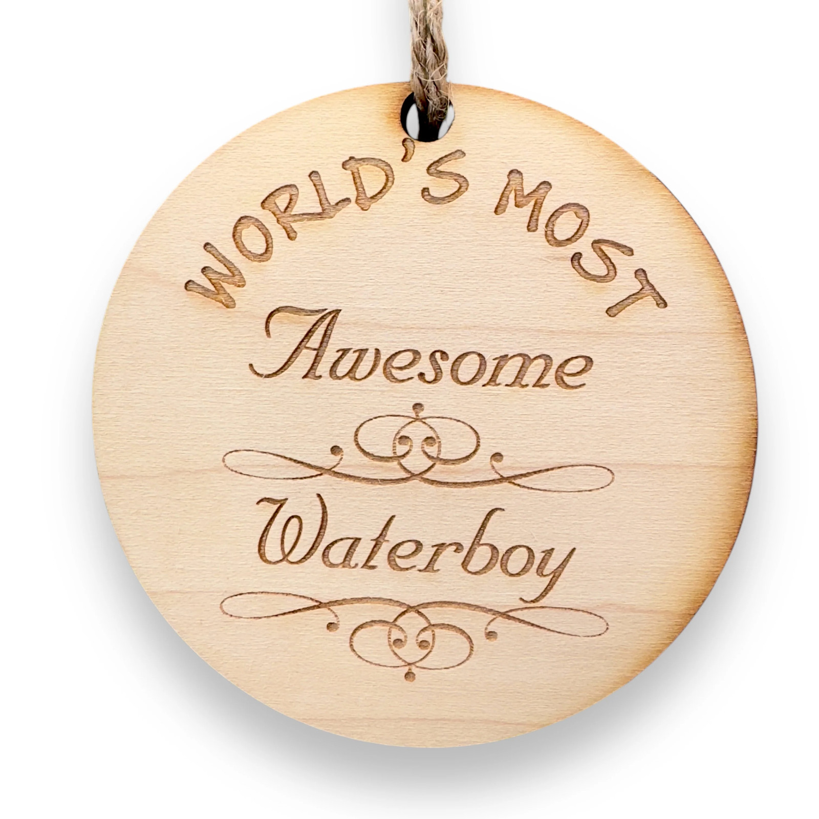 Worlds most Awesome Waterboy - Ornament