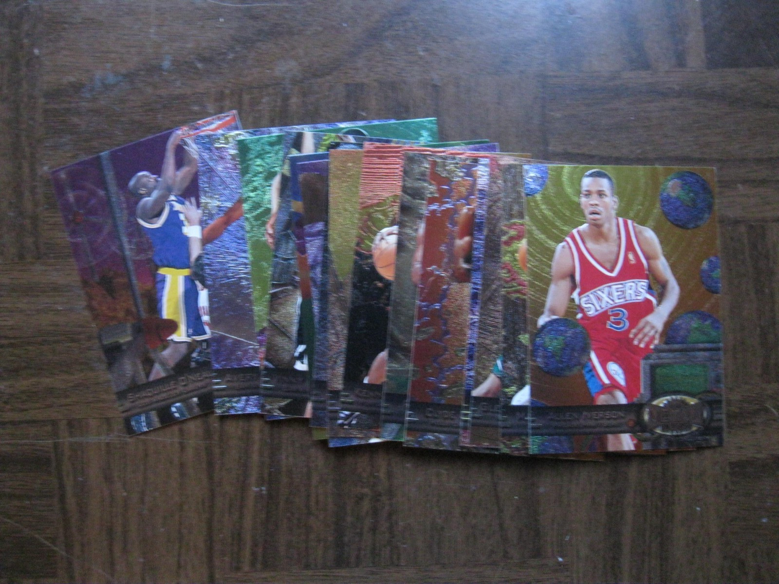 1997-98 Fleer Metal Universe REEBOK Complete Bronze Set of 15 Shaq Allen Iverson 1997-98 Fleer Metal Universe REEBOK Complete Bronze Set of 15 Shaq Allen Iverson