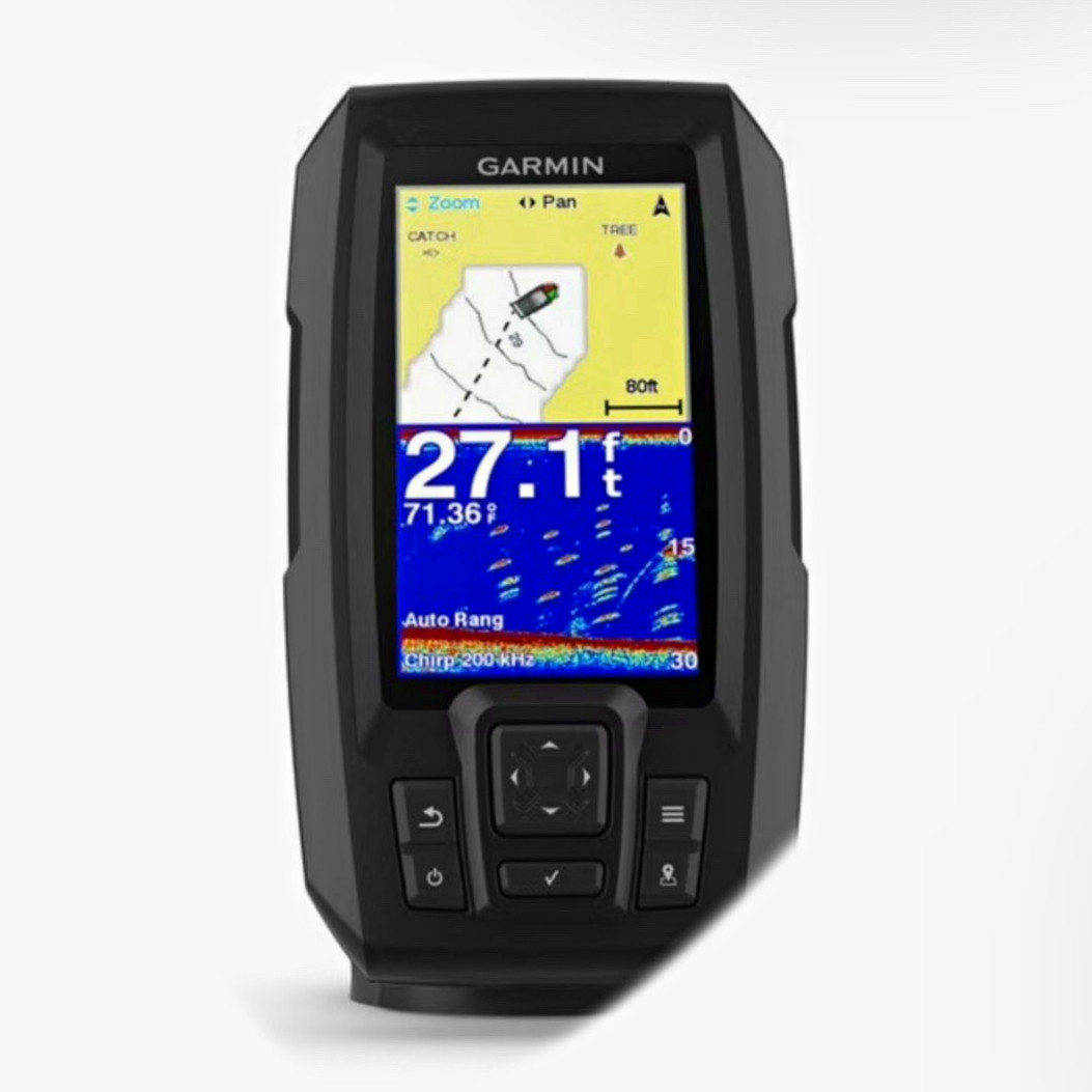 Garmin STRIKER Plus 4 GPS Fishfinder 4.3 in Color Display CHIRP w/ Transducer Garmin STRIKER Plus 4 GPS Fishfinder 4.3 in Color Display CHIRP w/ Transducer