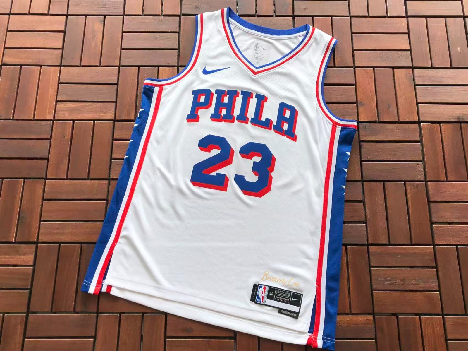 Lebron James #23 Philadelphia 76ers White Jersey Lebron James #23 Philadelphia 76ers White Jersey