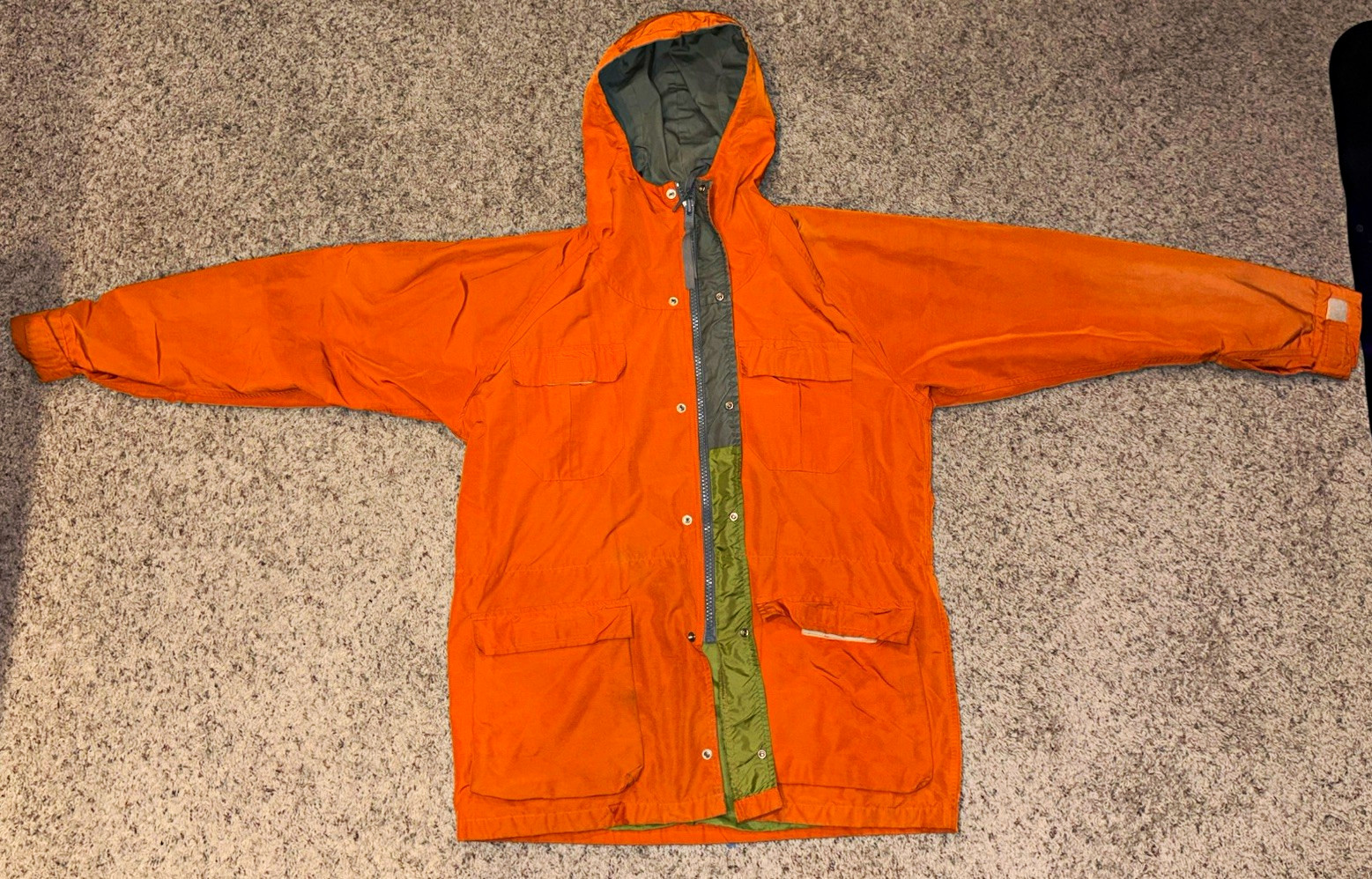 Vintage Orange Men\'s Sierra Designs 60/40 Mountain Parka Jacket (Size Large)
