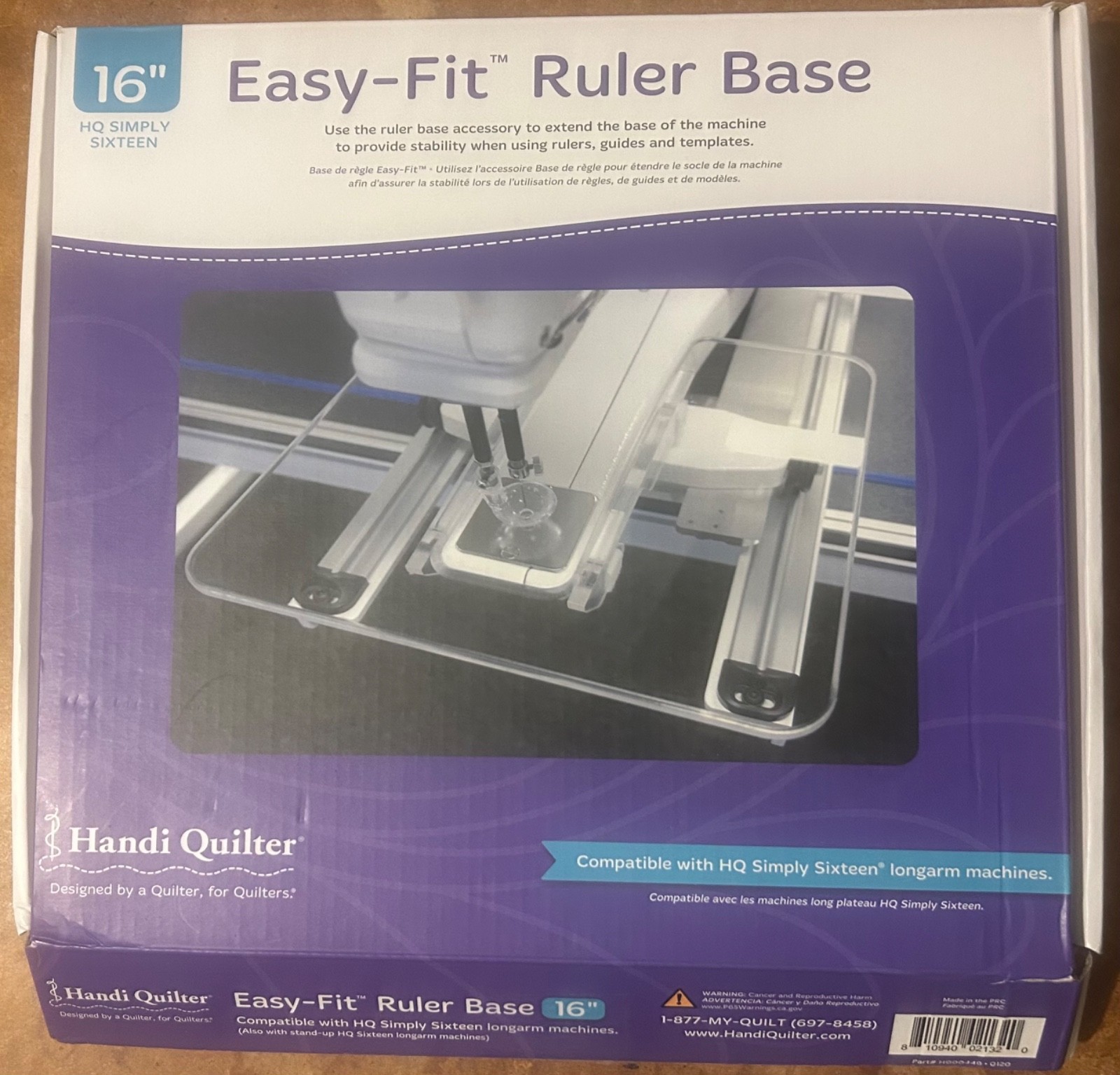 Handi Quilterr Easy-Fit Ruler Base for 16\ Handi Quilterr Easy-Fit Ruler Base for 16\