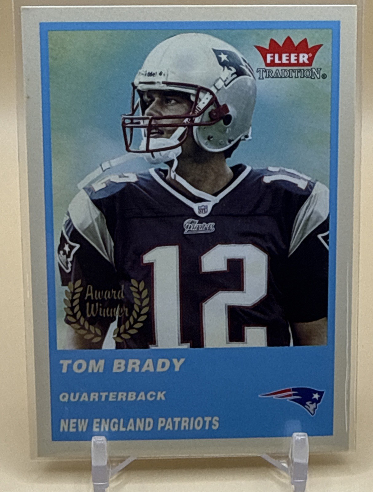 2004 Fleer Tradition Award Winner Blue Tom Brady #324 🐐