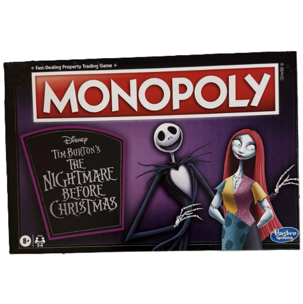 MONOPOLY - Tim Burton’s The Nightmare Before Christmas Open/Damaged Box