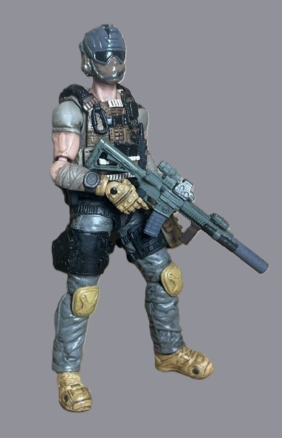 Joytoy Custom US Army Delta Force Operator in Casual Tactical Gear, loose