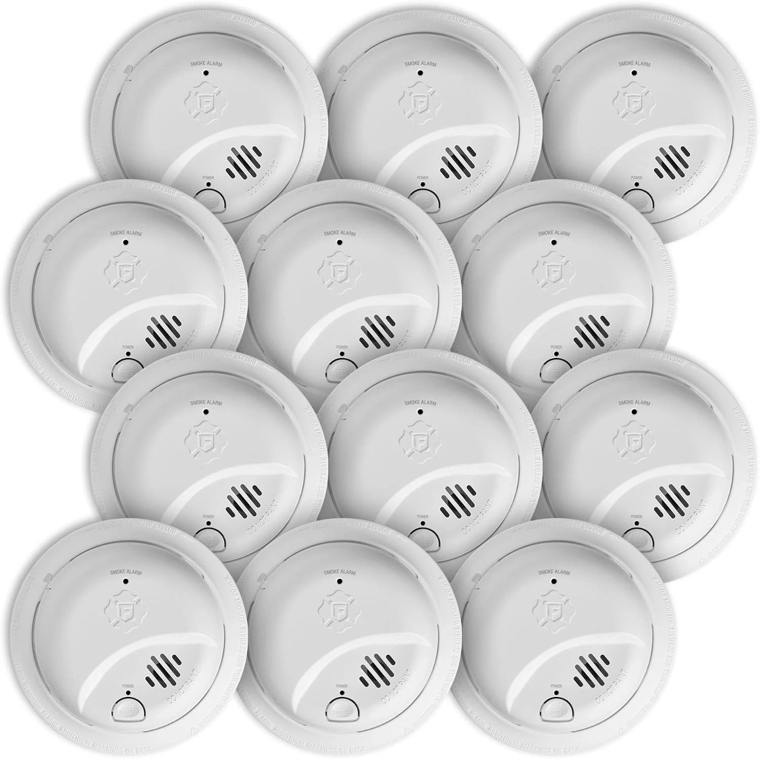 First Alert BRK SMI100-AC 9120B,  SM6W01  Hardwire  Smoke Alarm - 12-Pack