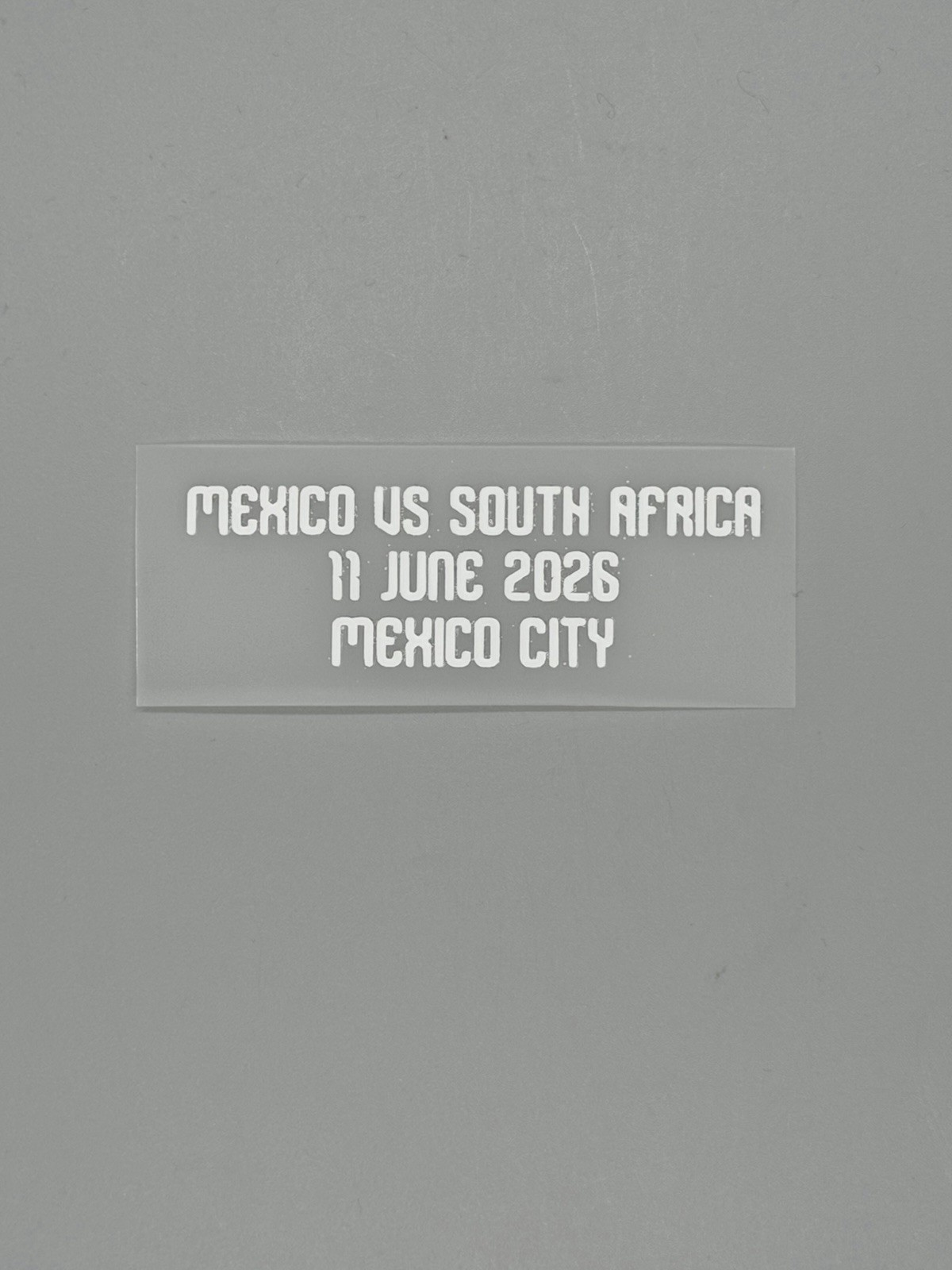 2026 World Cup Mexico Match Day Detail Vs South Africa Jersey Iron On Patch 2026 World Cup Mexico Match Day Detail Vs South Africa Jersey Iron On Patch