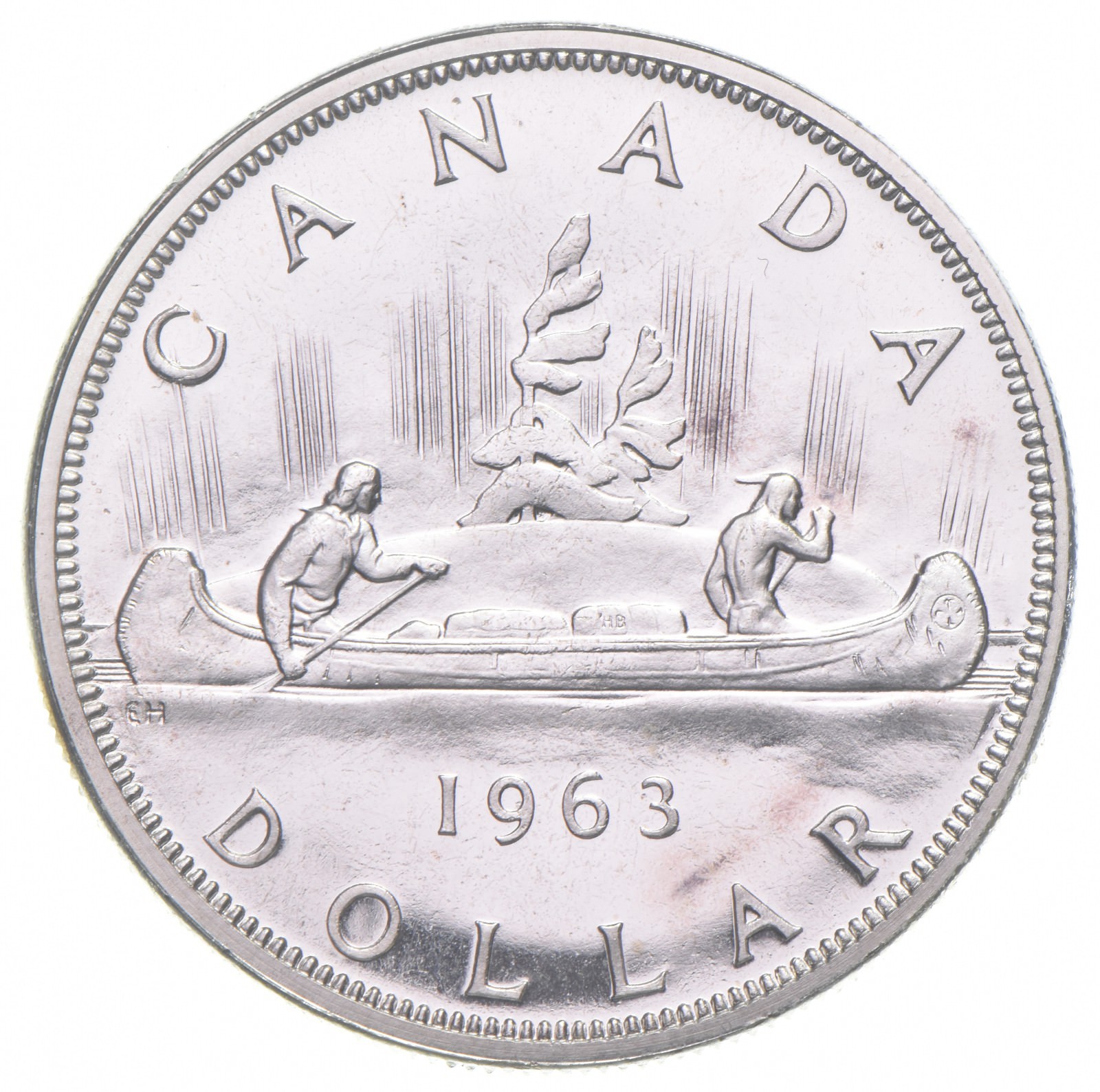 1963 Canada 80% Silver Canadian Silver Dollar 1963 Canada 80% Silver Canadian Silver Dollar