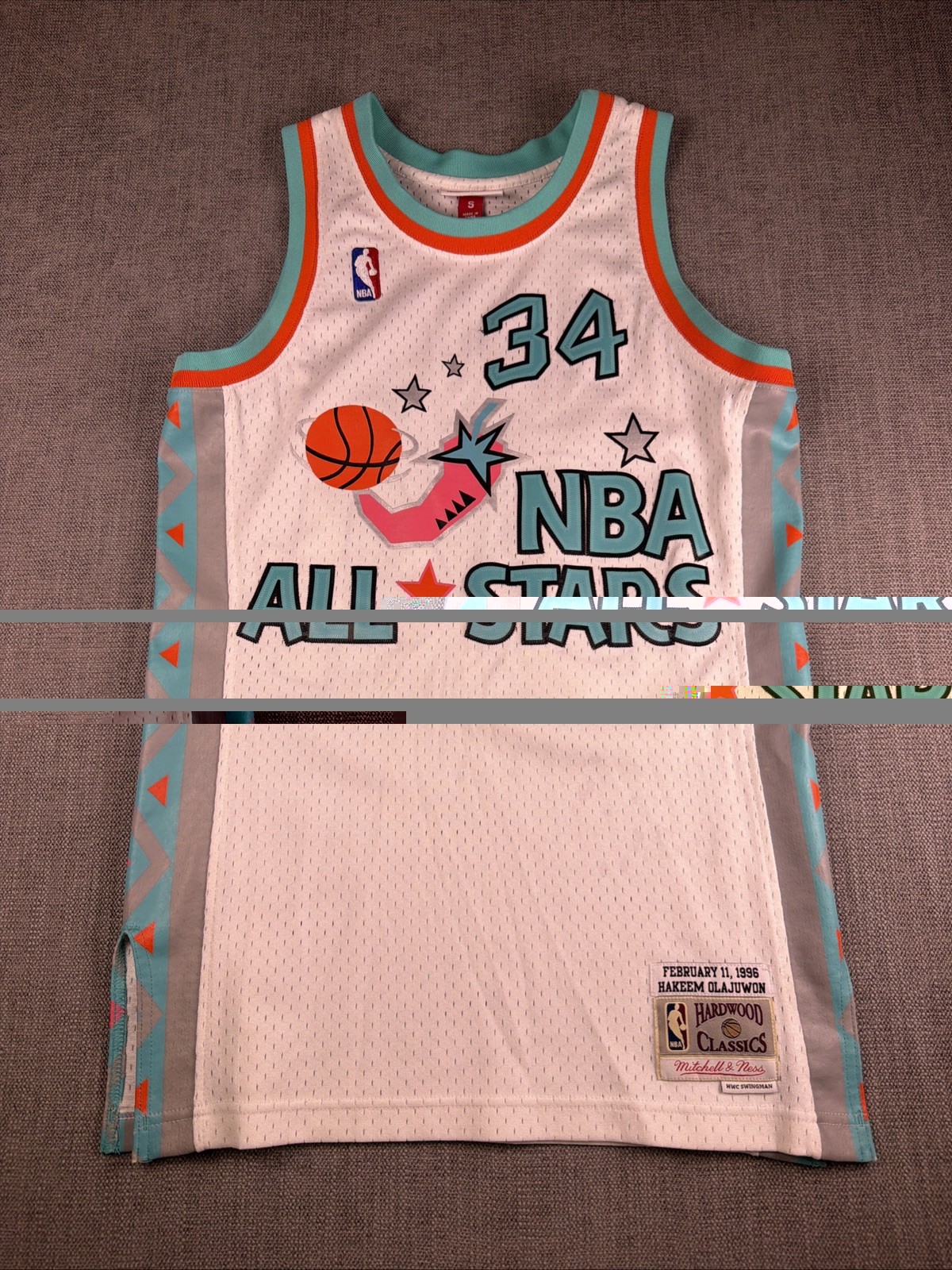 Mitchell & Ness Hakeem Olajuwon 1996 NBA All Star Jersey