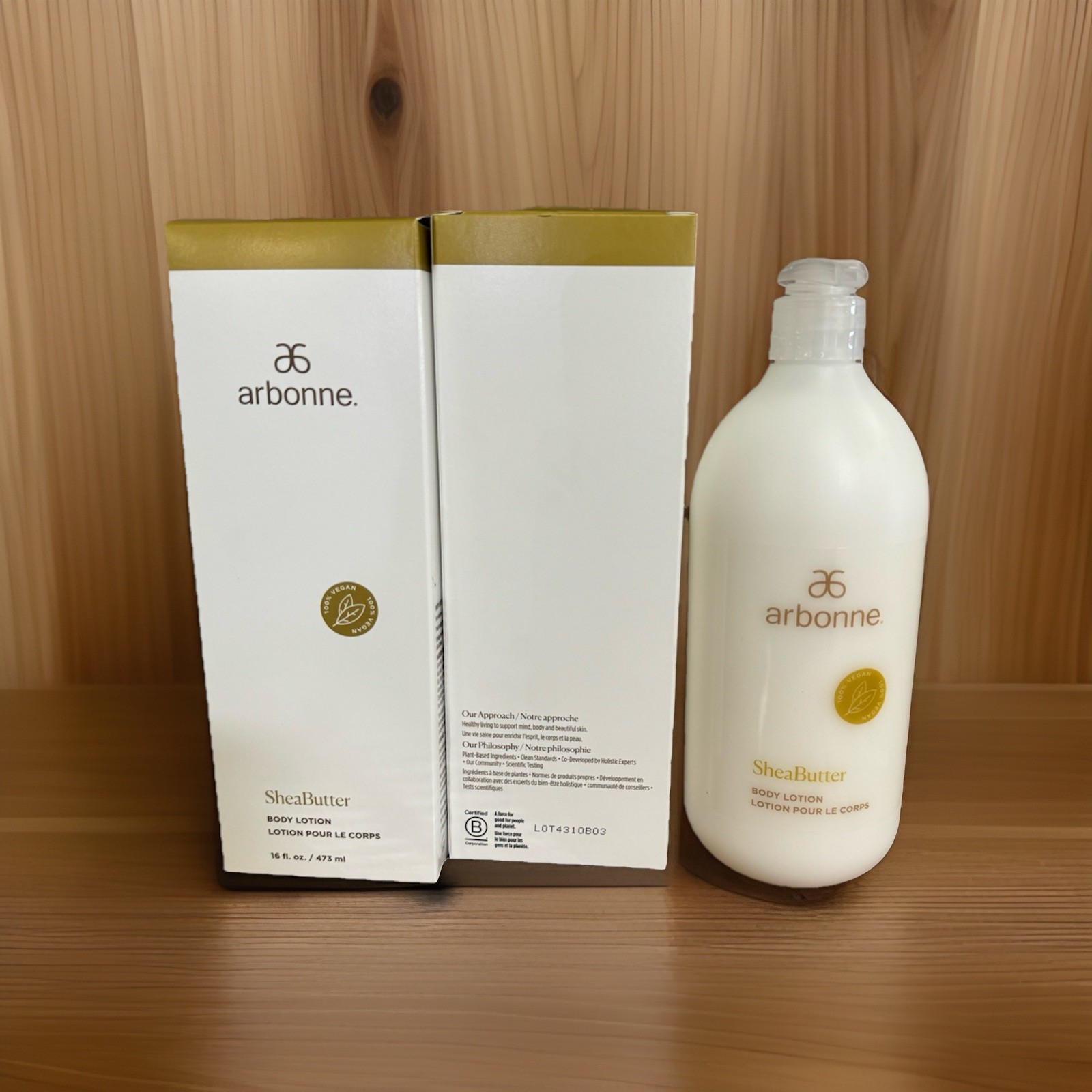 NEW ARBONNE Shea Butter Body Lotion 16 fl.oz.(100% VEGAN)  