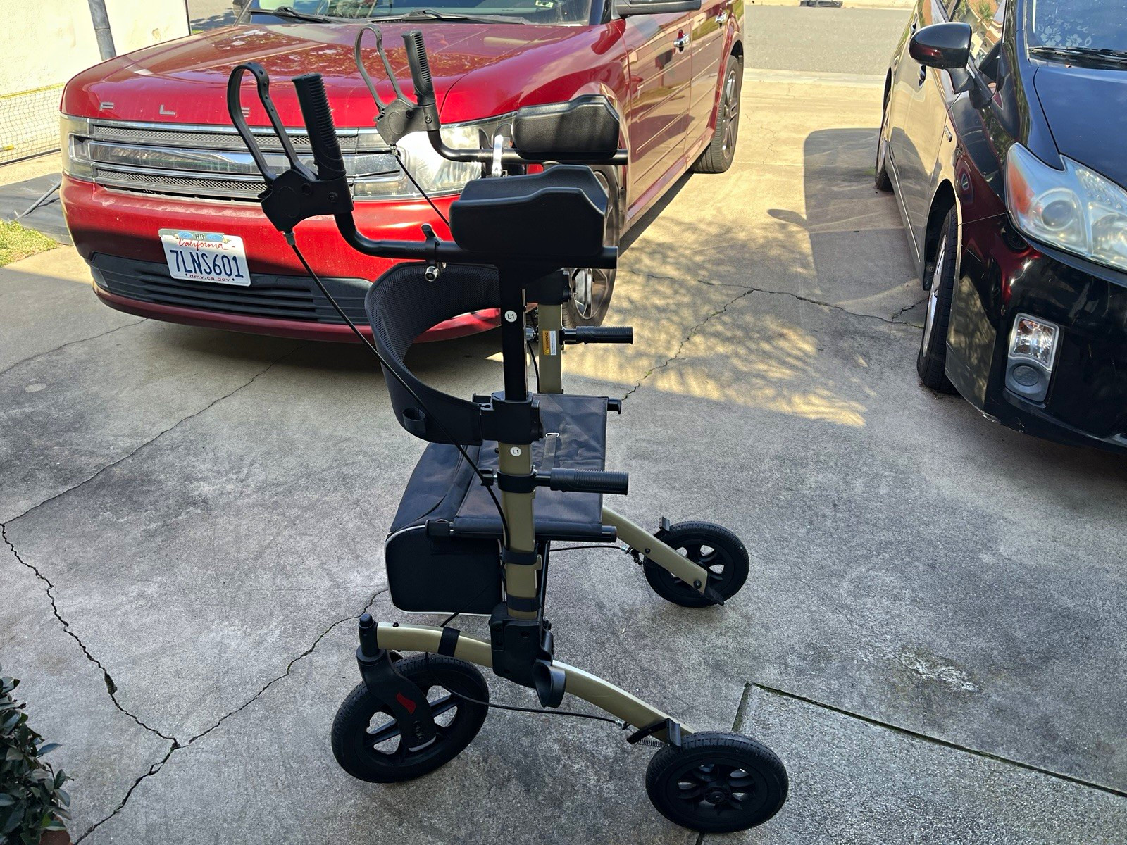 ELENKER 4-Wheel Rollator Walker  All Terrain