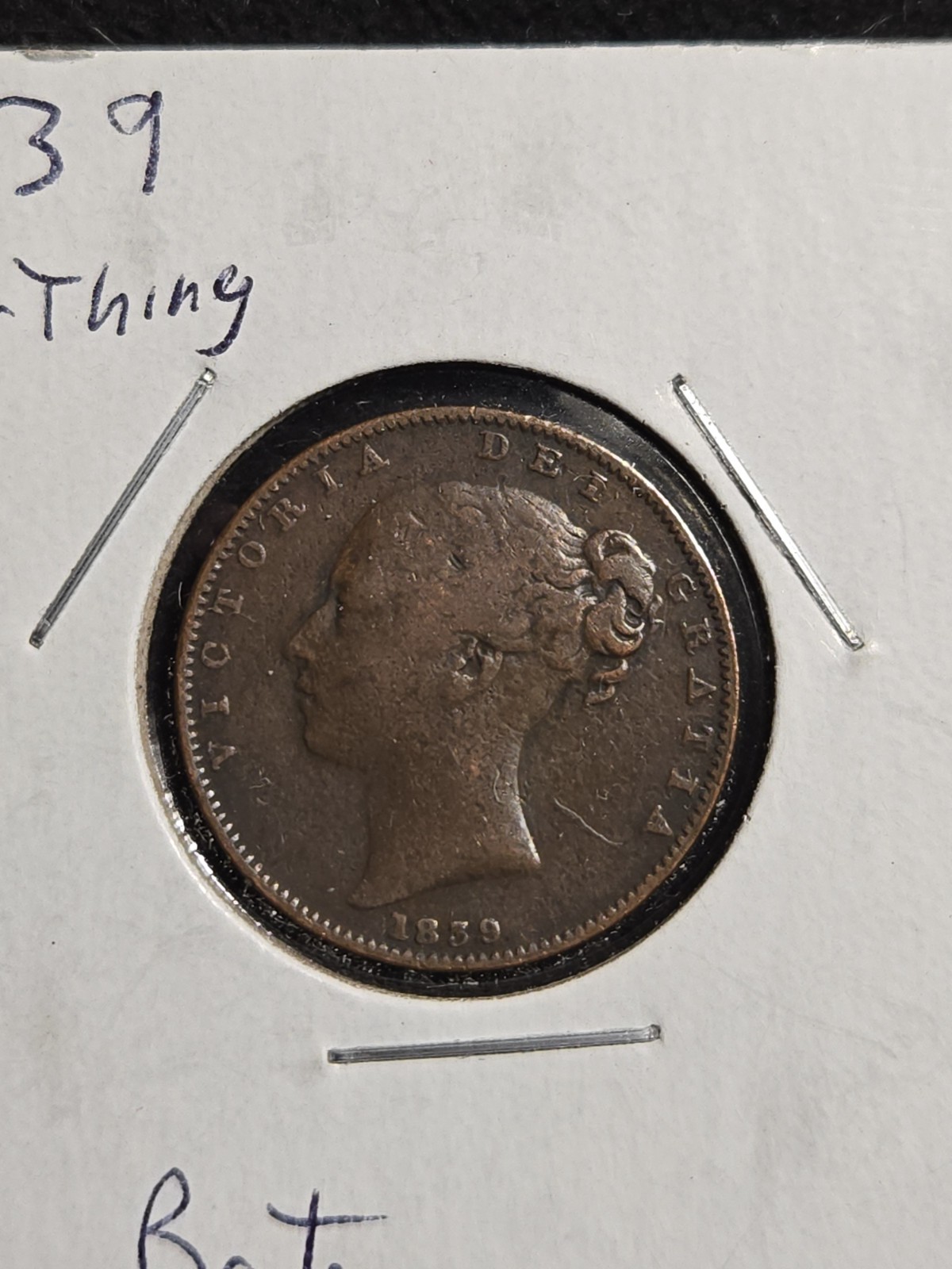 1839 Great Britain Farthing