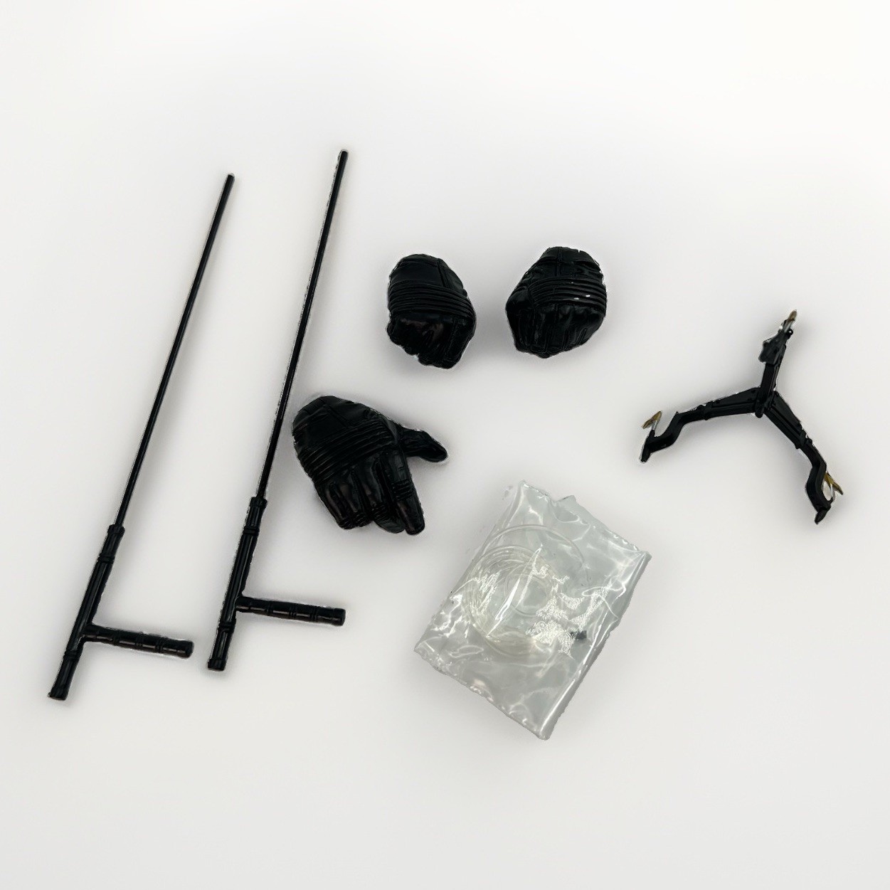 NECA Reel Toys Batman 1989 Michael Keaton 1/4 Scale Figure Replacement Parts Lot