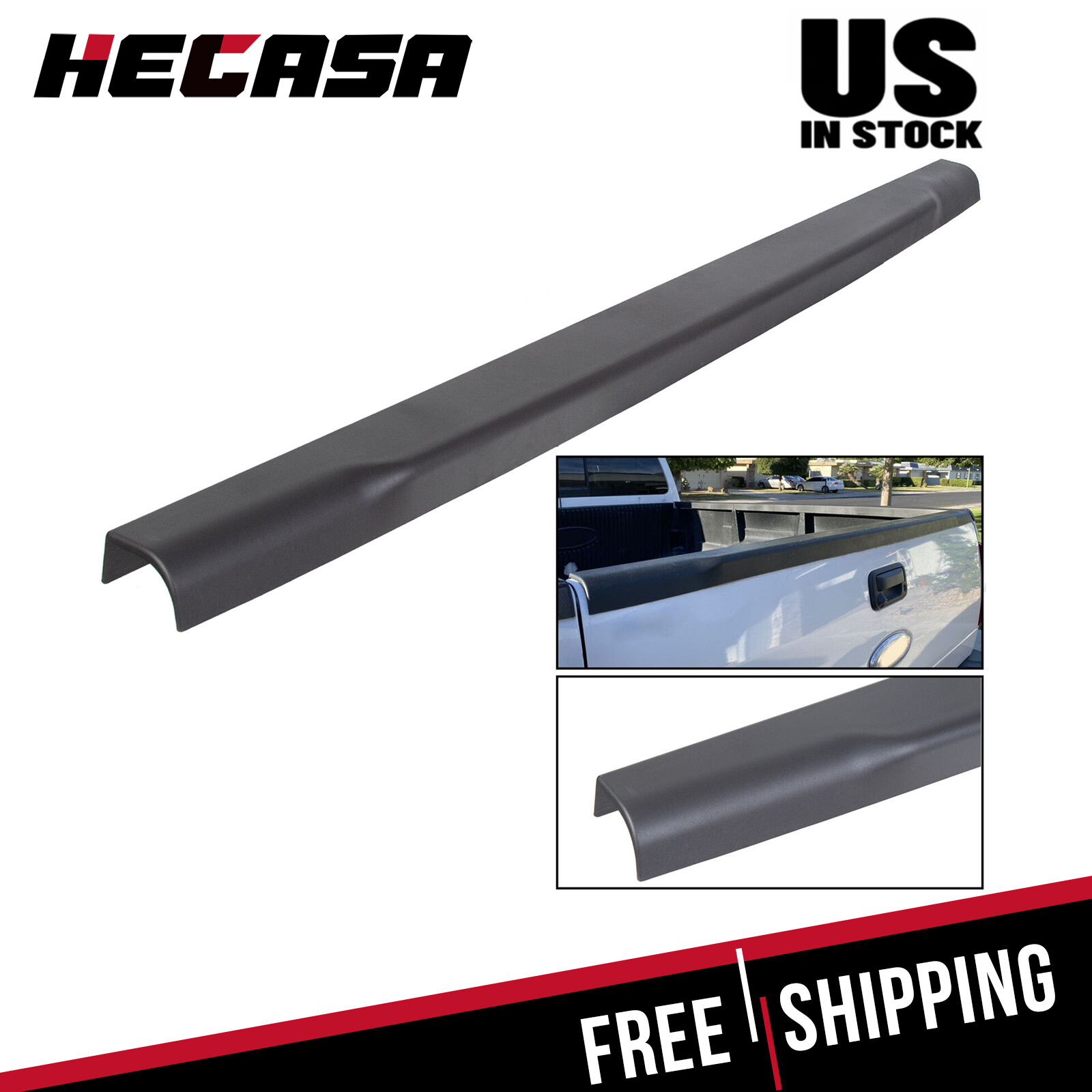 For 08-16 Ford Super Duty F-250 F-350 Tailgate Cover Molding Top Protector Cap
