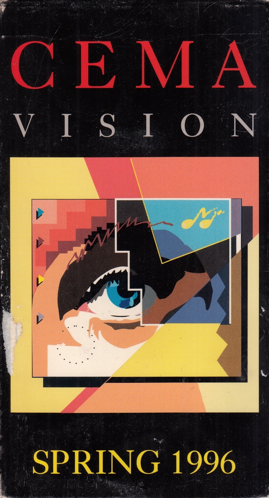 cema vision spring 96 vhs the beatles foo fighters smashing pumpkins radiohead 