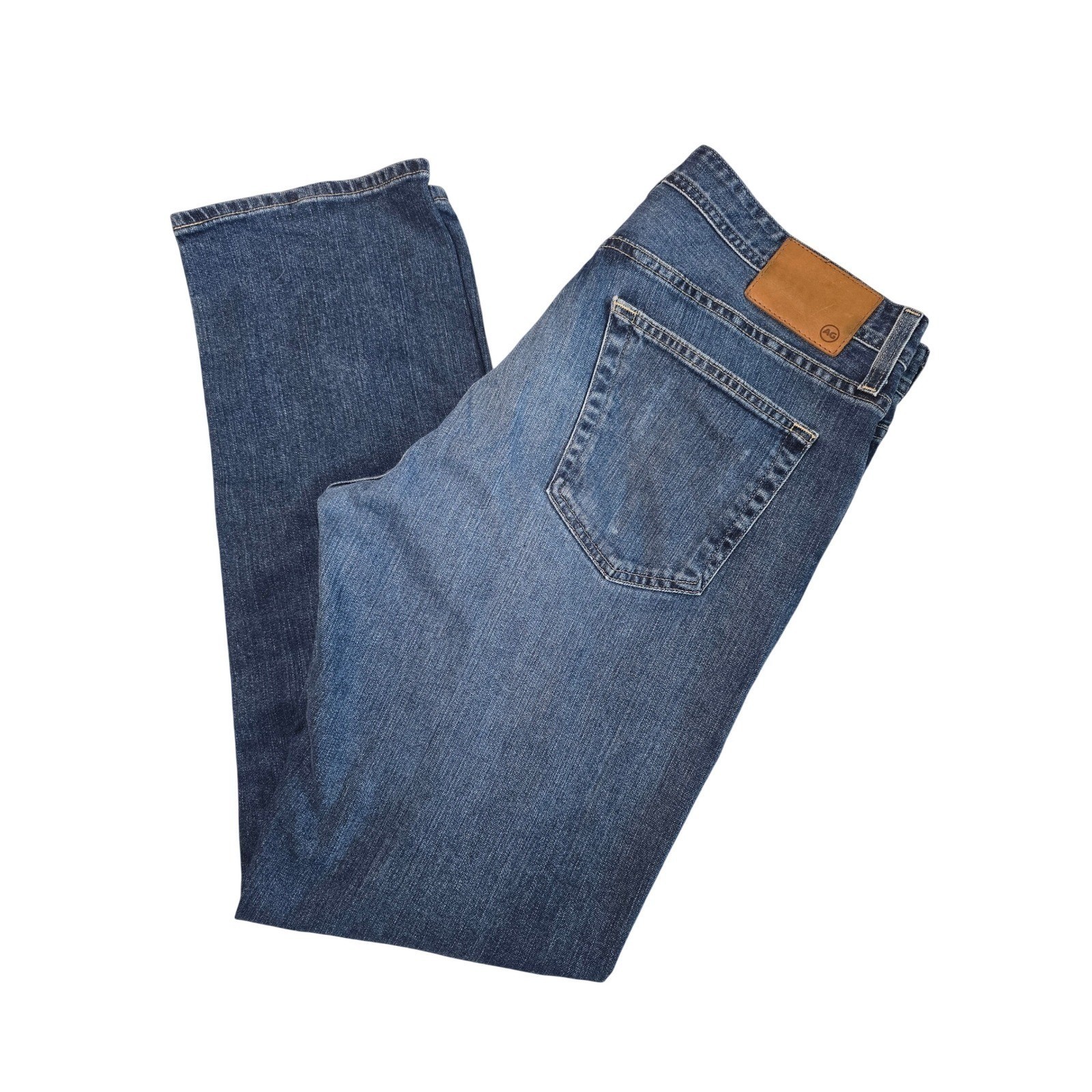 AG Adriano Goldschmied Owens Athletic Fit Denim Jeans Blue Mens 34x32 VGC