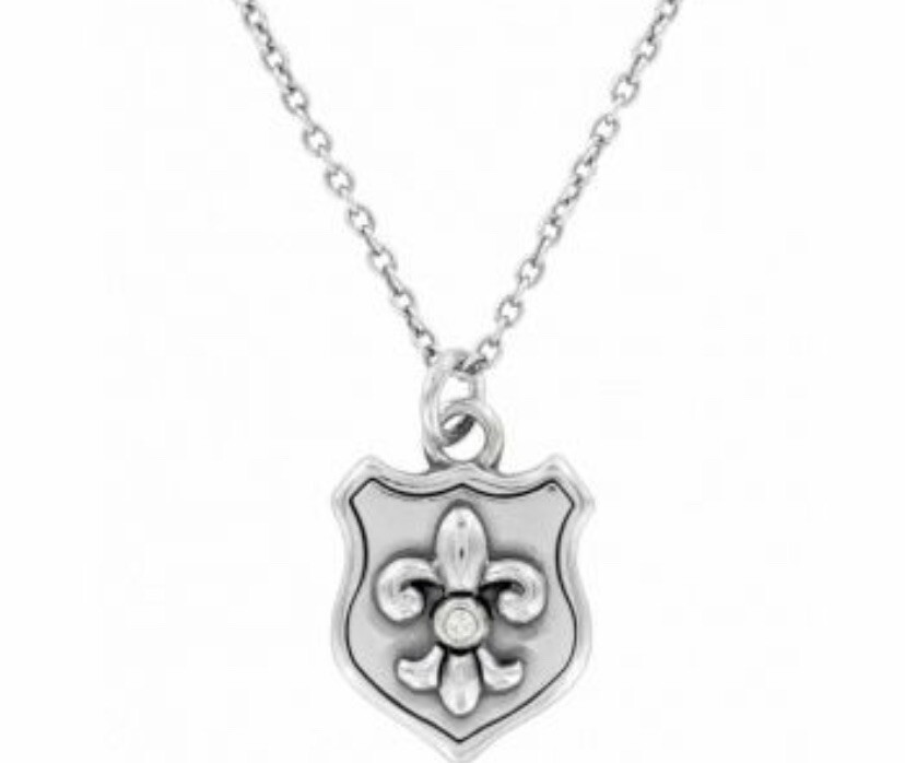 $34 BRIGHTON DEVOTION CHIVALRY Silver NECKLACE B23 $34 BRIGHTON DEVOTION CHIVALRY Silver NECKLACE B23