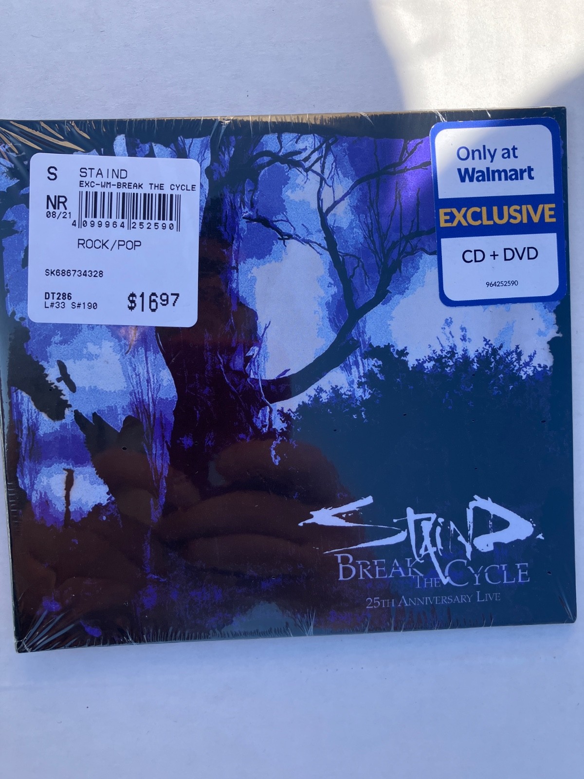 STAIND BREAK THE CYCLE WALMART EXCLUSIVE CD + DVD - BRAND NEW FACTORY SEALED STAIND BREAK THE CYCLE WALMART EXCLUSIVE CD + DVD - BRAND NEW FACTORY SEALED