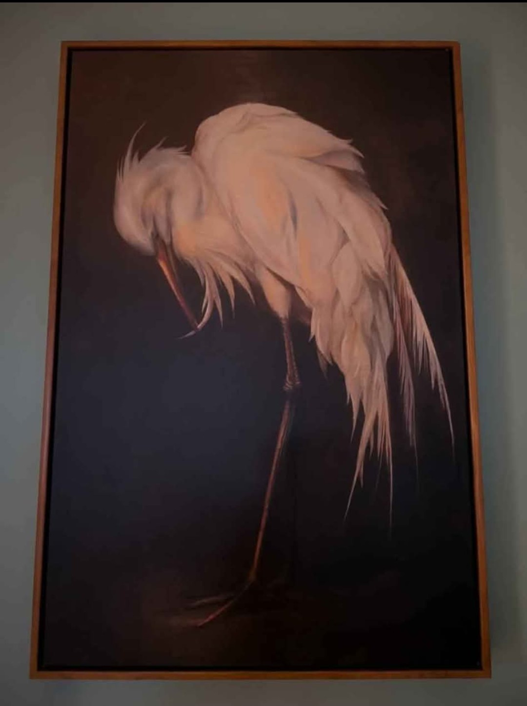 Stunning Large Framed Egret Excellent Condition Beautiful Stunning Large Framed Egret Excellent Condition Beautiful