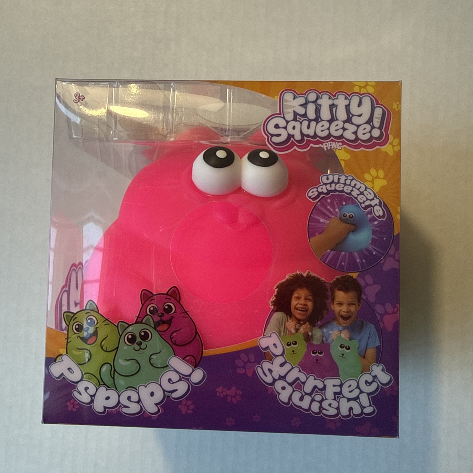 Kitty Squeeze PINK PPNC Five Below Viral Squishy Sensory/Stress Relief Toy NIB Kitty Squeeze PINK PPNC Five Below Viral Squishy Sensory/Stress Relief Toy NIB
