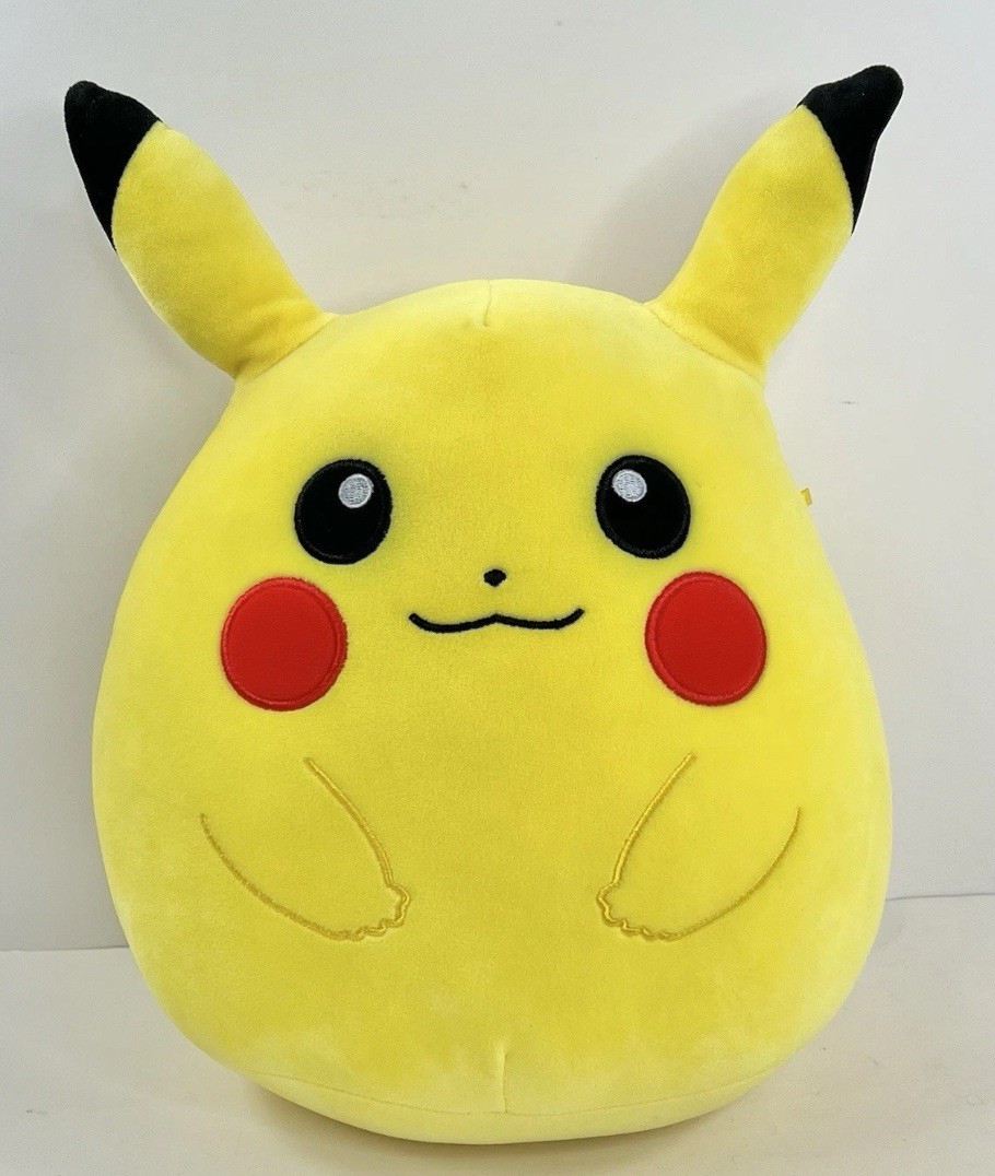 (NEW) Pokemon Pikachu Squishmallows 10-inch Plush Toy Free Delivery. (NEW) Pokemon Pikachu Squishmallows 10-inch Plush Toy Free Delivery.