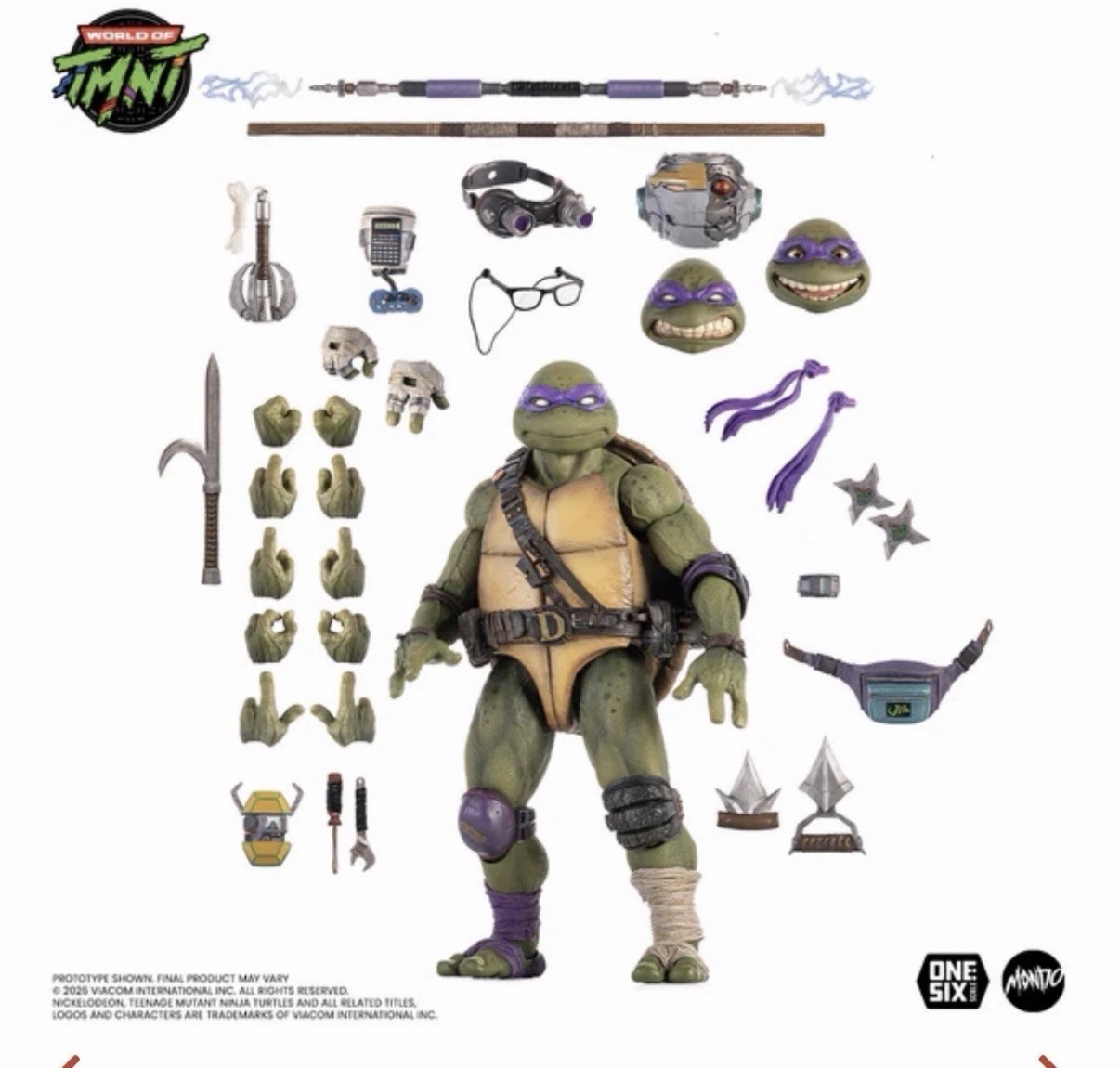 2026 Mondo 1/6 TMNT Donatello - REGULAR Standard- Teenage Mutant Ninja Turtles 2026 Mondo 1/6 TMNT Donatello - REGULAR Standard- Teenage Mutant Ninja Turtles