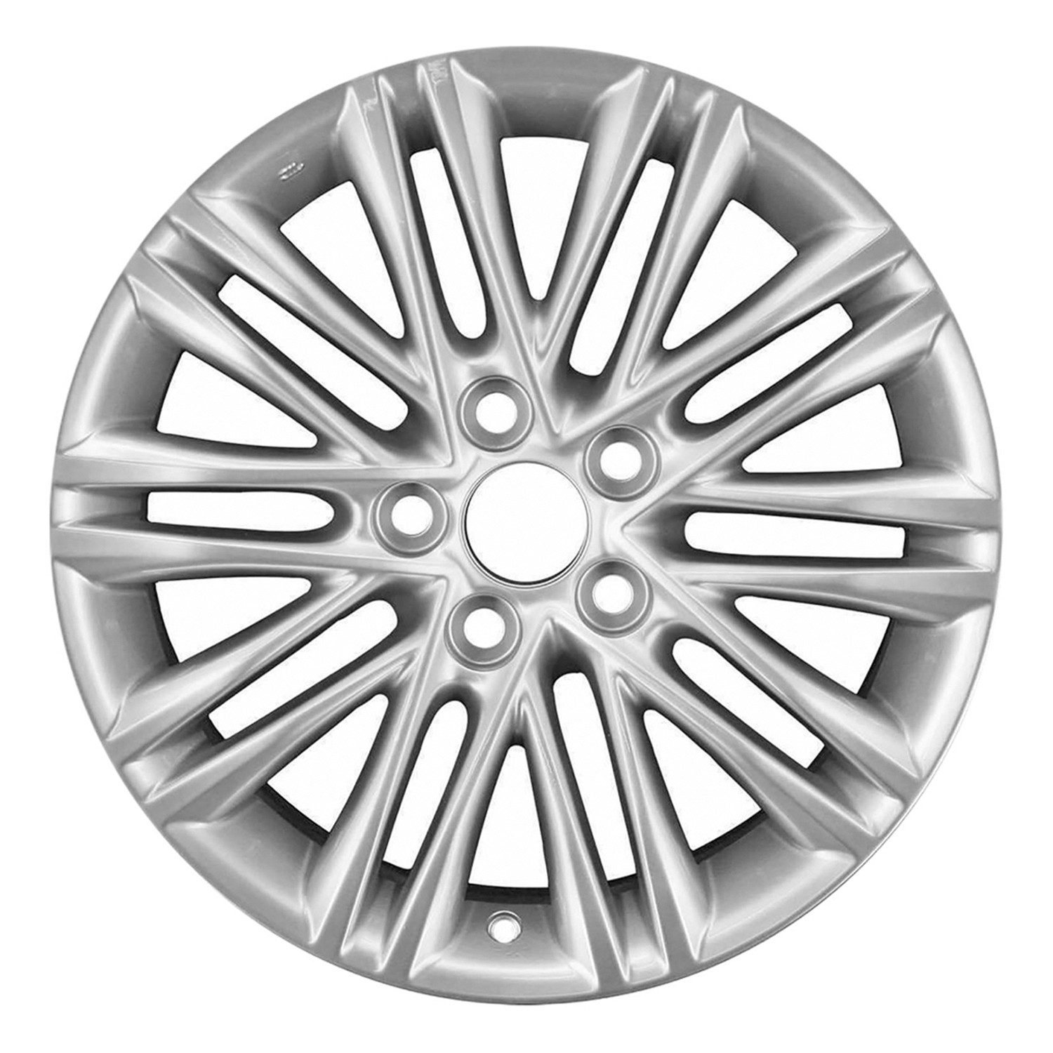 17x7 20 Spoke Refurbished Aluminum Wheel Painted Bright Hypersilver 560-74277