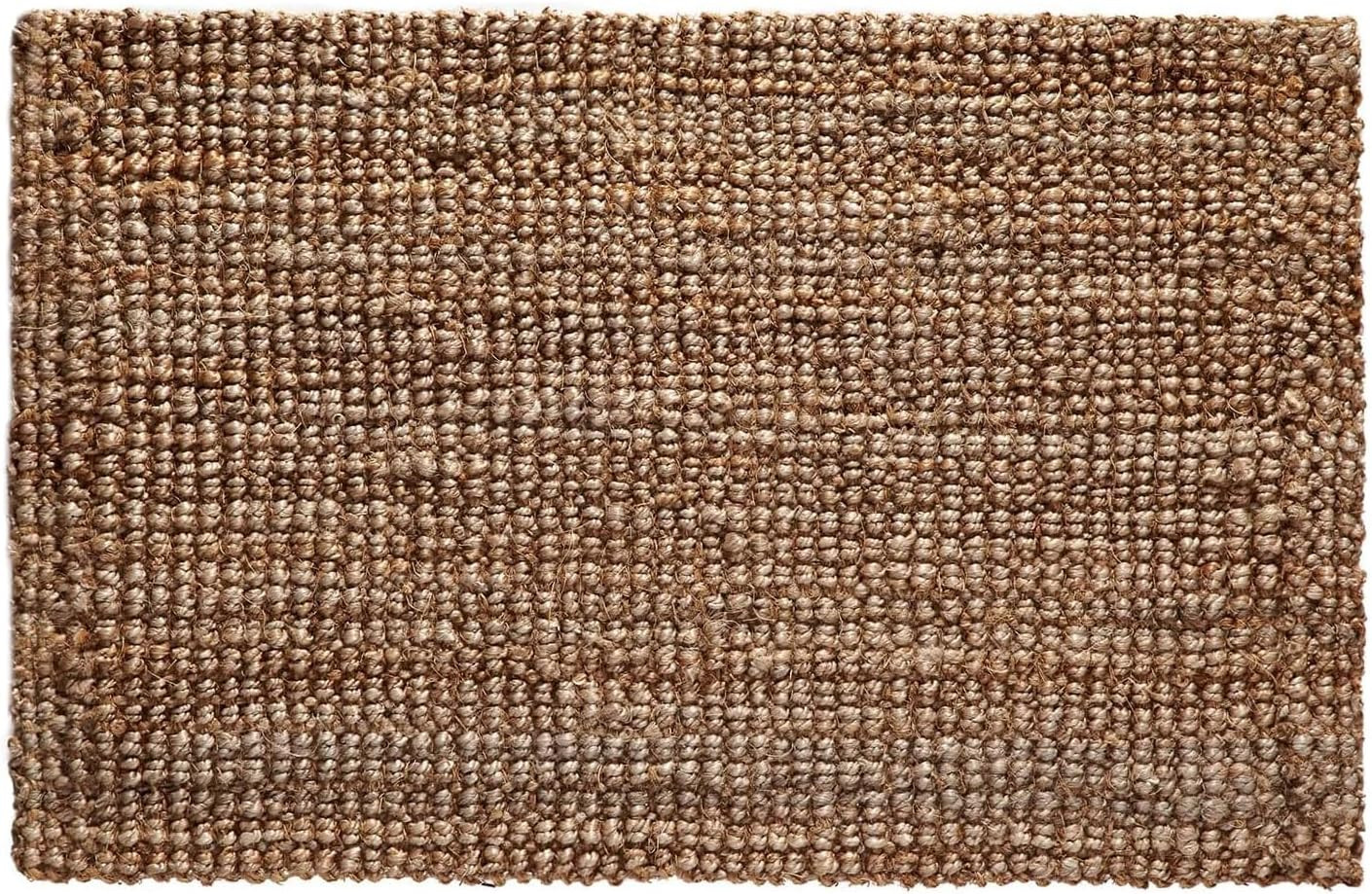 Jute Handspun Area Rug - Premium Handwoven 24 x 36 Inch, Natural Jute Handspun Area Rug - Premium Handwoven 24 x 36 Inch, Natural