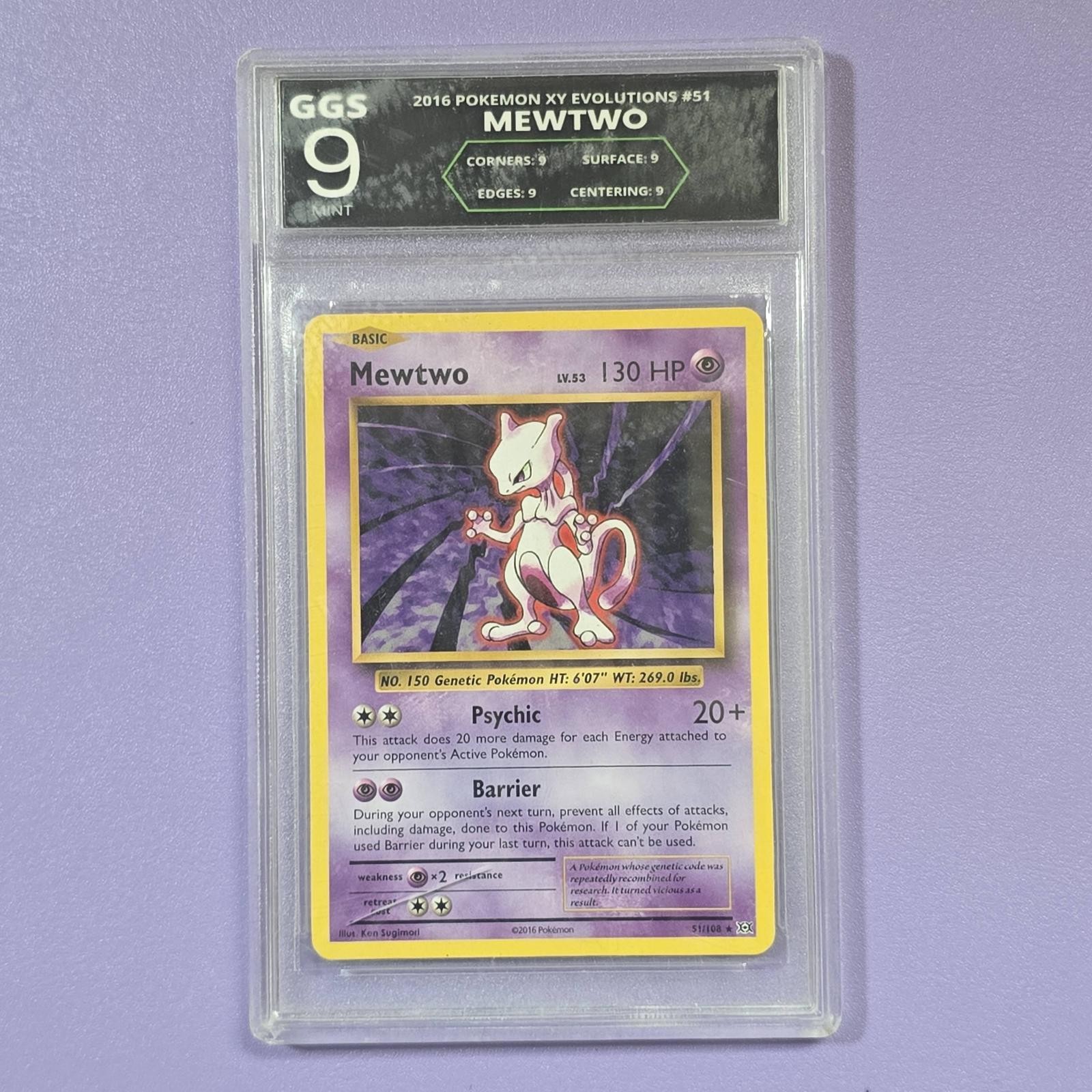 Mewtwo 51/108 ~ Near Mint Graded