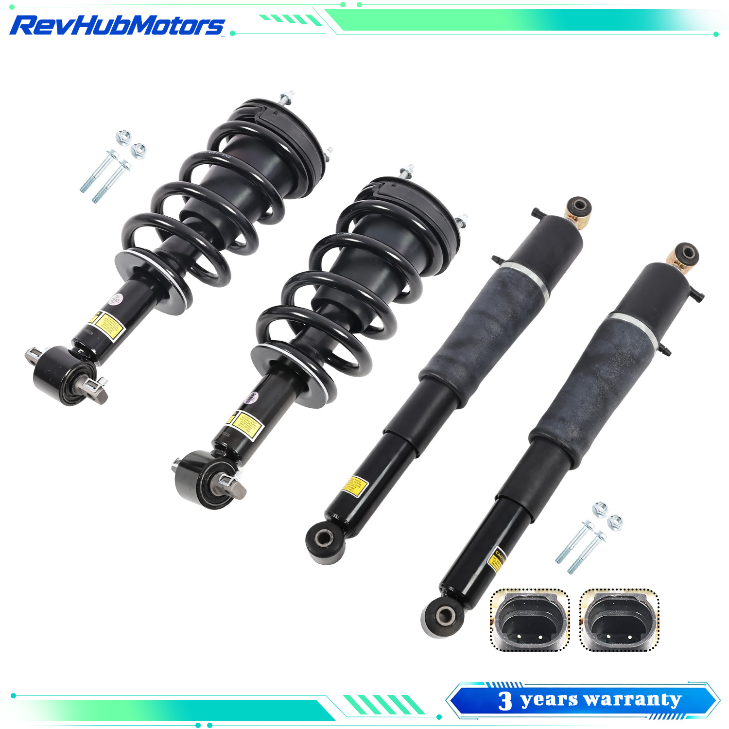 For 2007-14 Cadillac Escalade GMC Yukon 4x Front Rear MagneRide Shock Struts