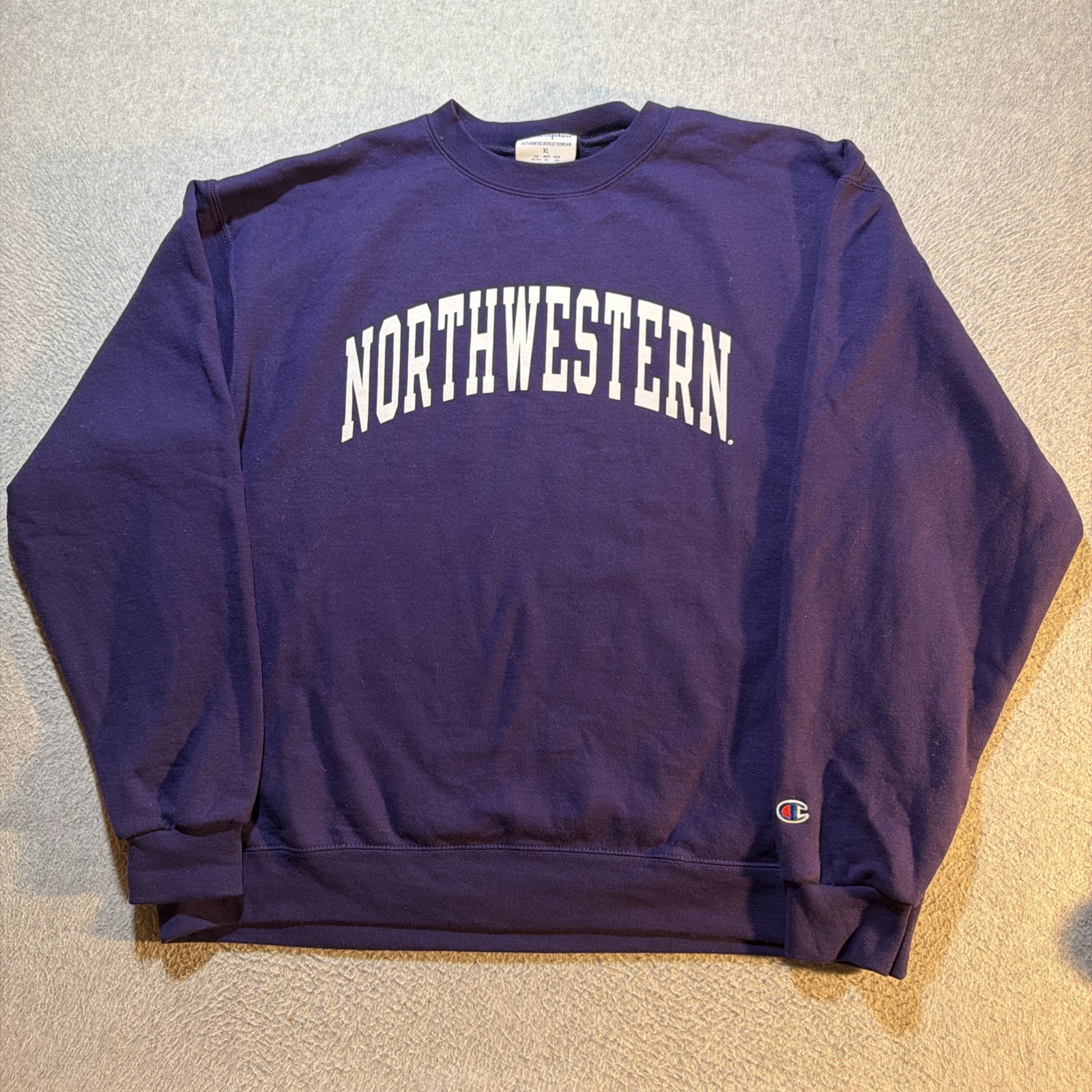 Champion Northwestern Wildcats College Crewneck Sweatshirt - Mens XL