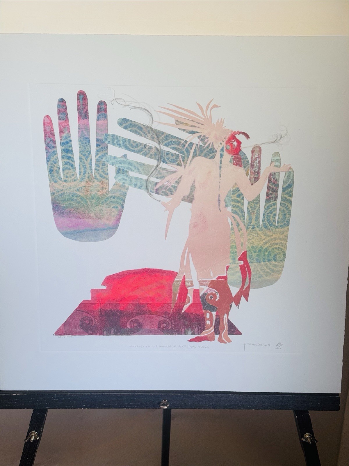 “Offering To The Amorphous Ancestral Souls” By Duane Matthews Fishinghawk
