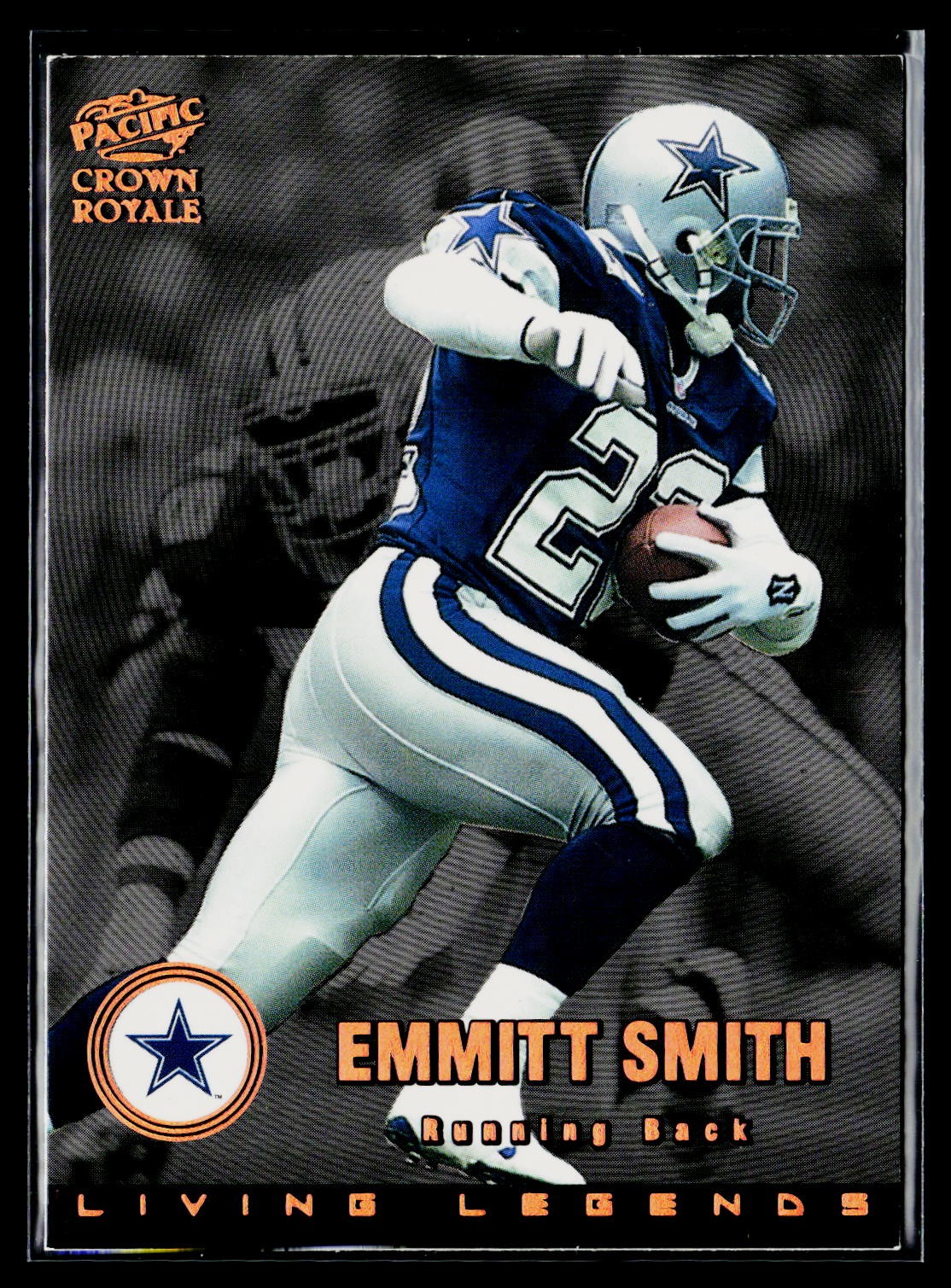 1998 Pacific Crown Royale #2 Emmitt Smith Living Legends #/375 1998 Pacific Crown Royale #2 Emmitt Smith Living Legends #/375
