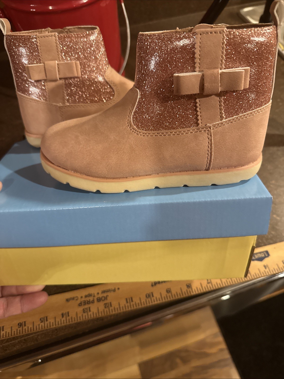 Munchkin by Stride Rite Girl\'s Size 6M Avalon Blush Side-Zip Boots New In Box