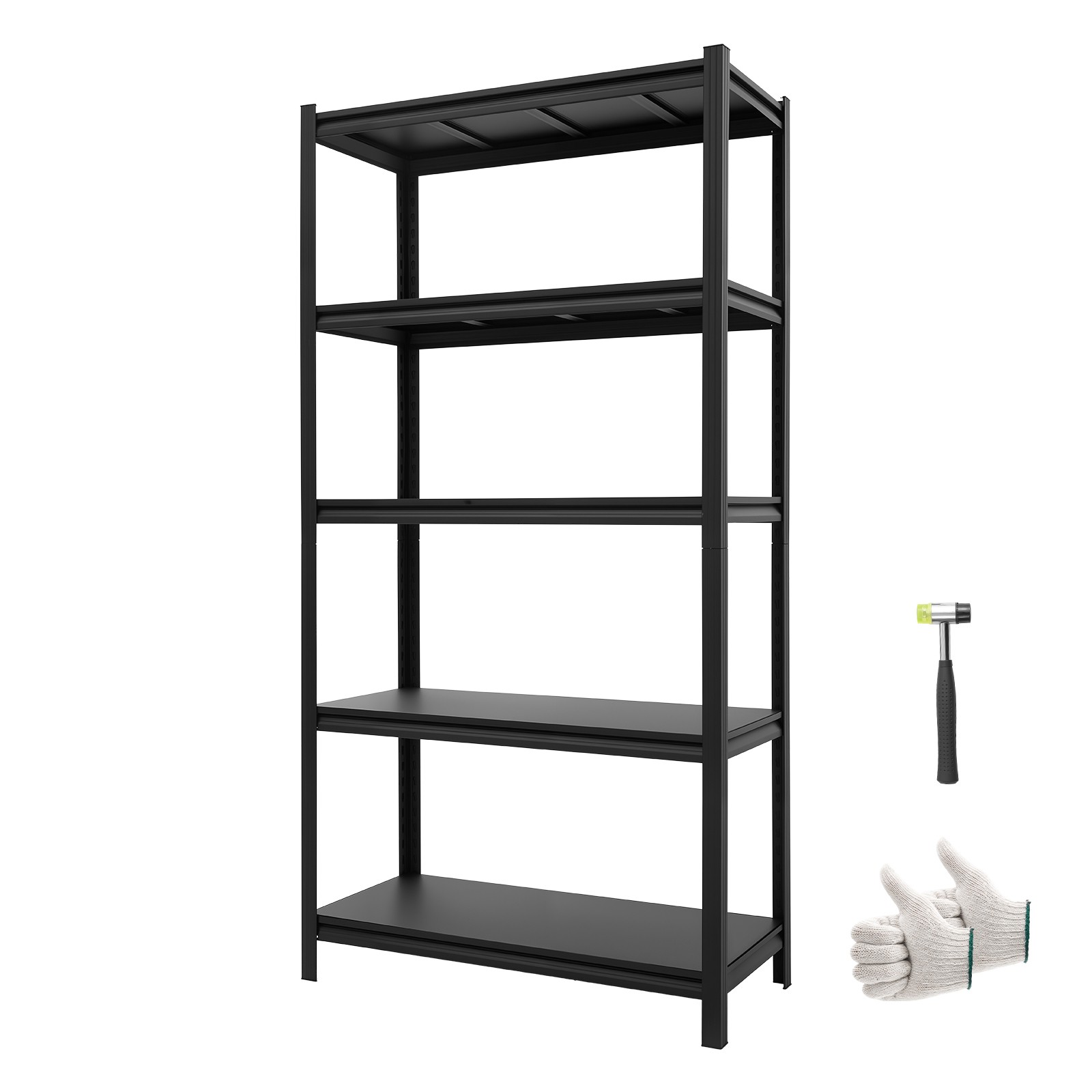 Uimoso 5-Tier Garage Storage Shelves, 3000 lbs Capacity,36.42 x 16.42 x 71.38 in