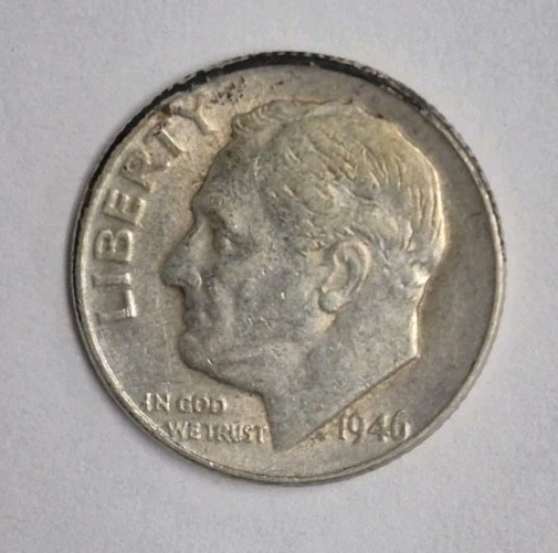 1946-D Roosevelt Dime 10c 