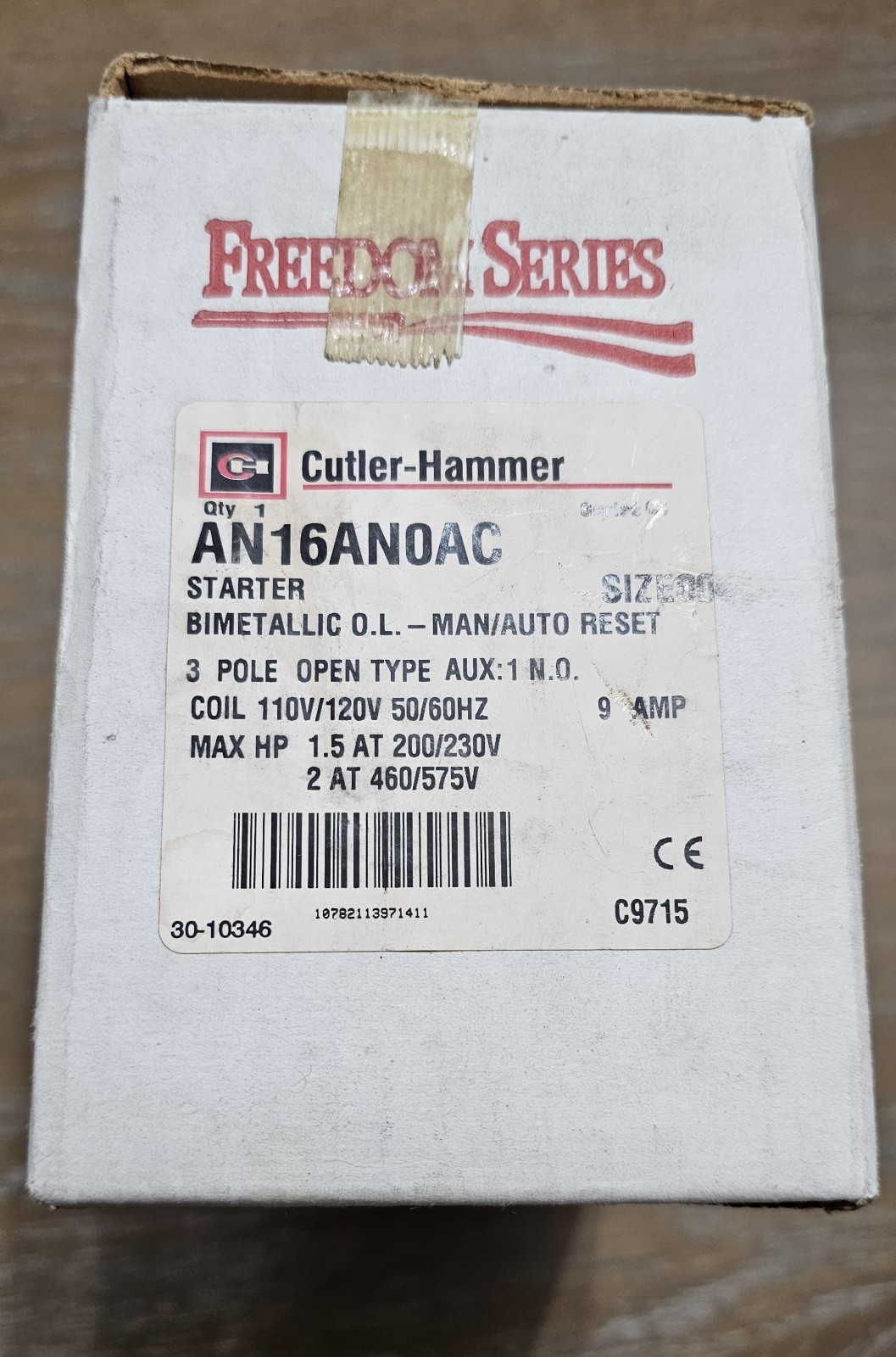 EATON CORPORATION AN16AN0AC / AN16AN0AC (BRAND NEW) Cutler-Hammer